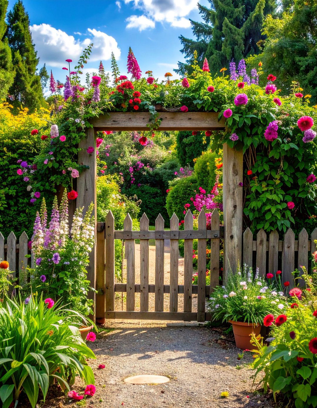 Cottage Garden Gate Entry - 40 English Garden Design Ideas for a Timeless Landscape
