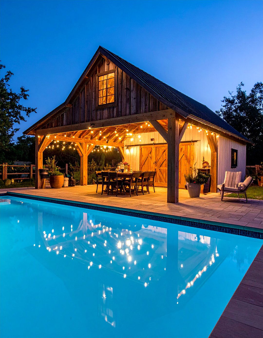 Country Barn Pool Gazebo - 15 Pool Gazebo Ideas for a Relaxing Backyard Retreat