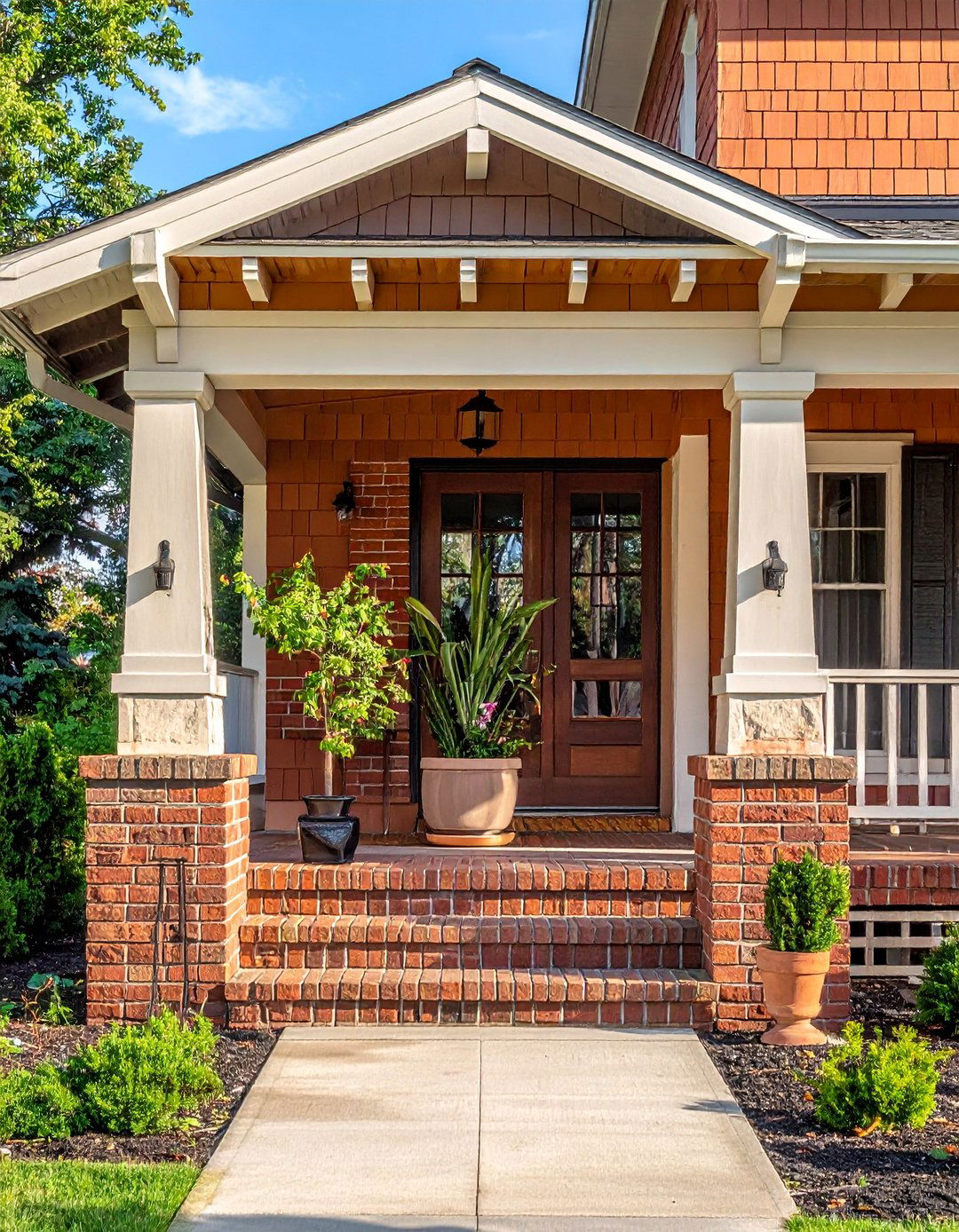 Craftsman Style Raised Ranch Front Porch - 25 Raised Ranch Front Porch Ideas for Curb Appeal