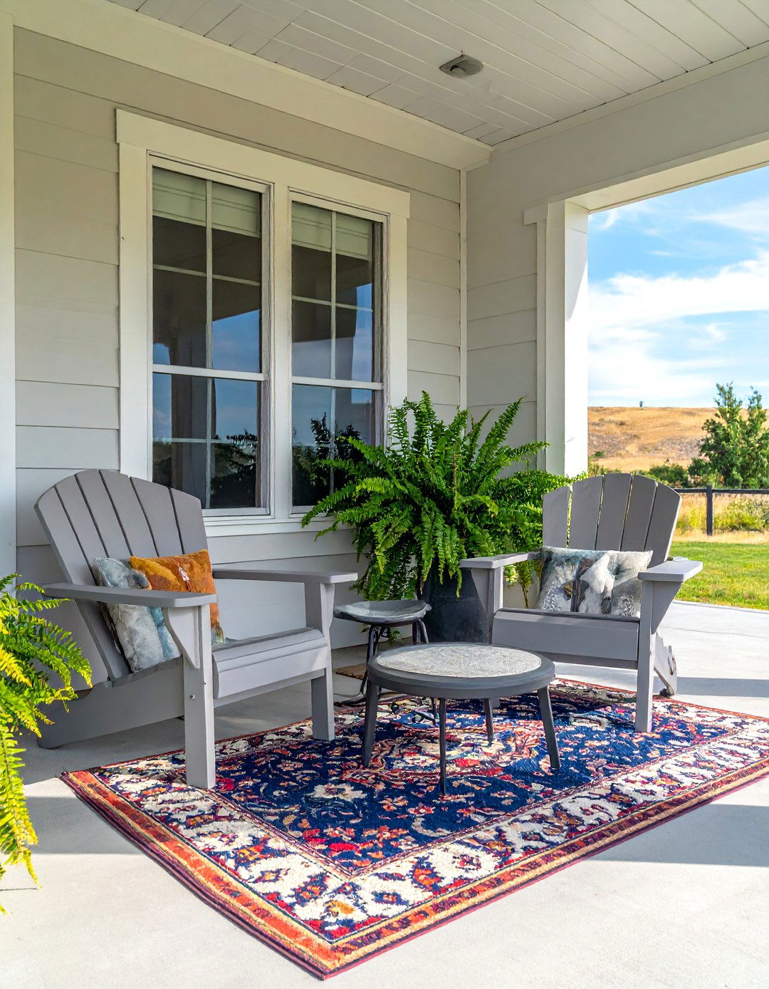 Create an Inviting Front Porch Seating Area for Your Ranch Home - 40 Curb Appeal Inspiration Ideas for Ranch Homes