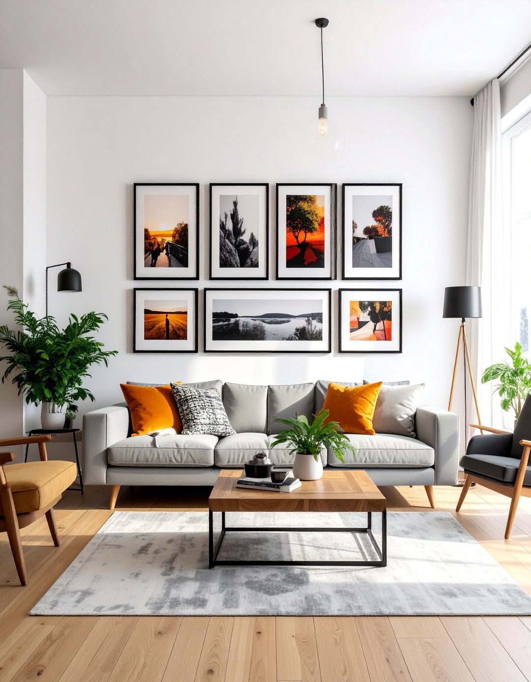 Curate a Personal Gallery Wall - 40 Home Decor Ideas to Refresh Your Living Space