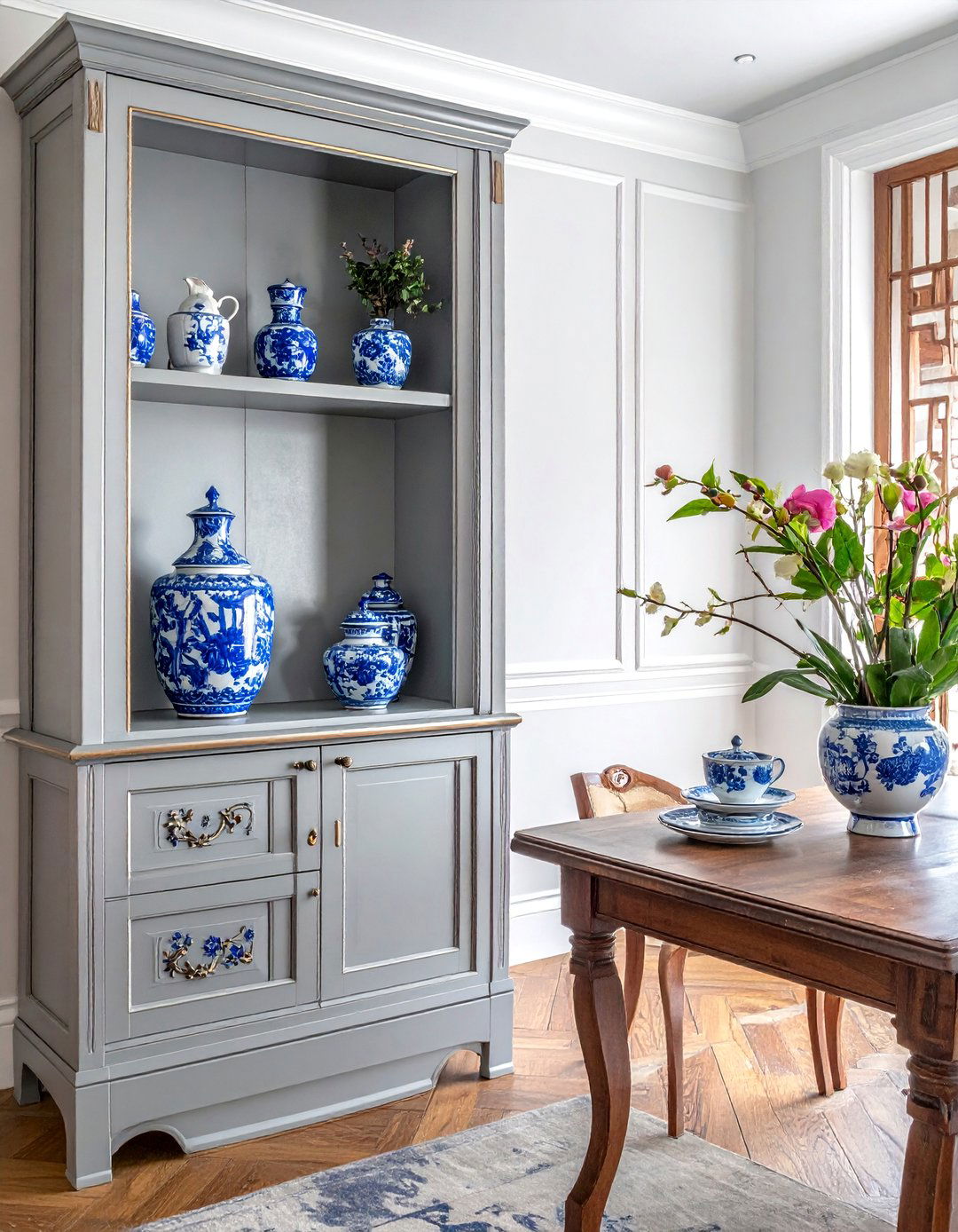 Curated Collections of Porcelain and Silver - 30 Traditional Interior Design Ideas for Timeless Homes