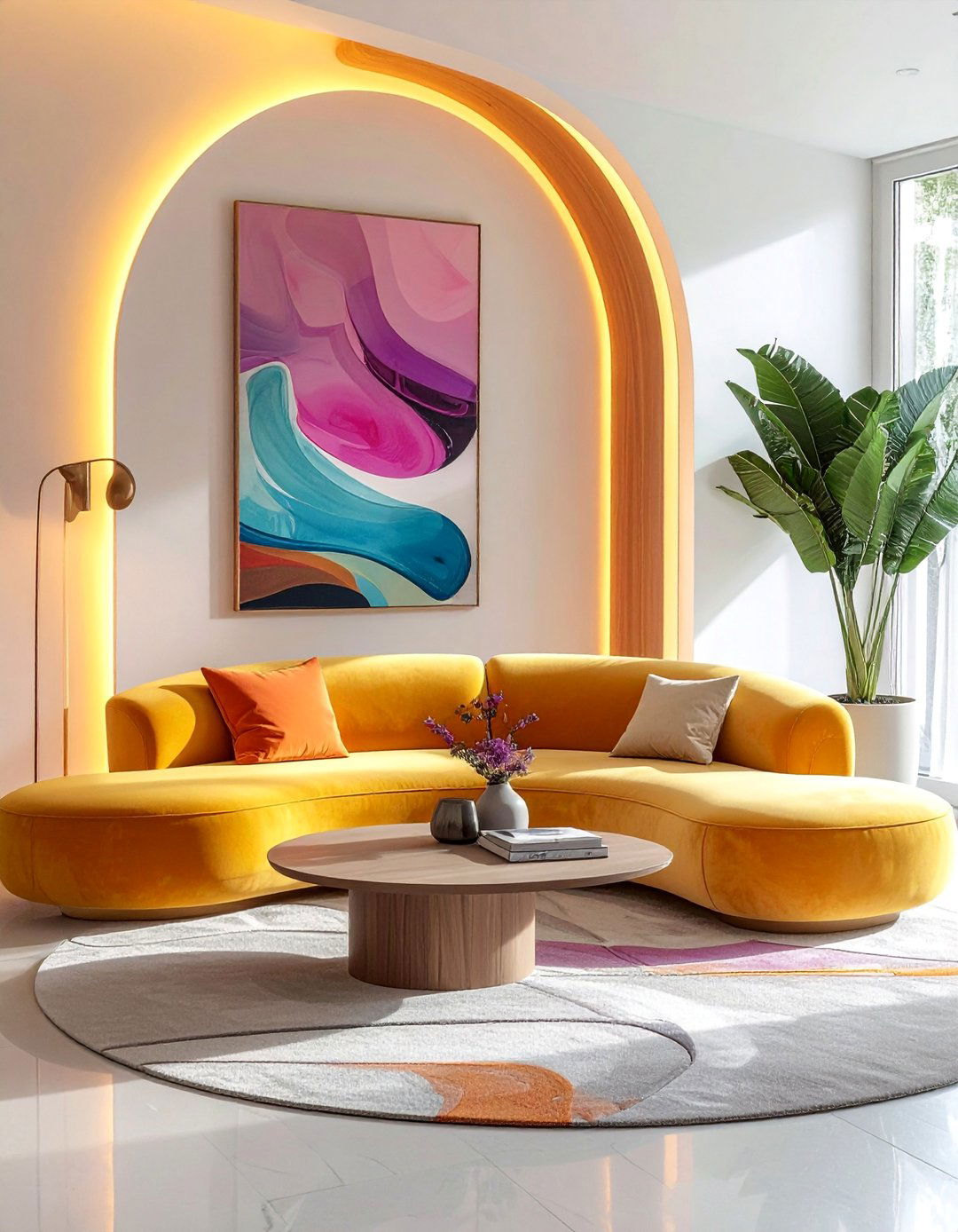 Curved Furniture Comfort Zone