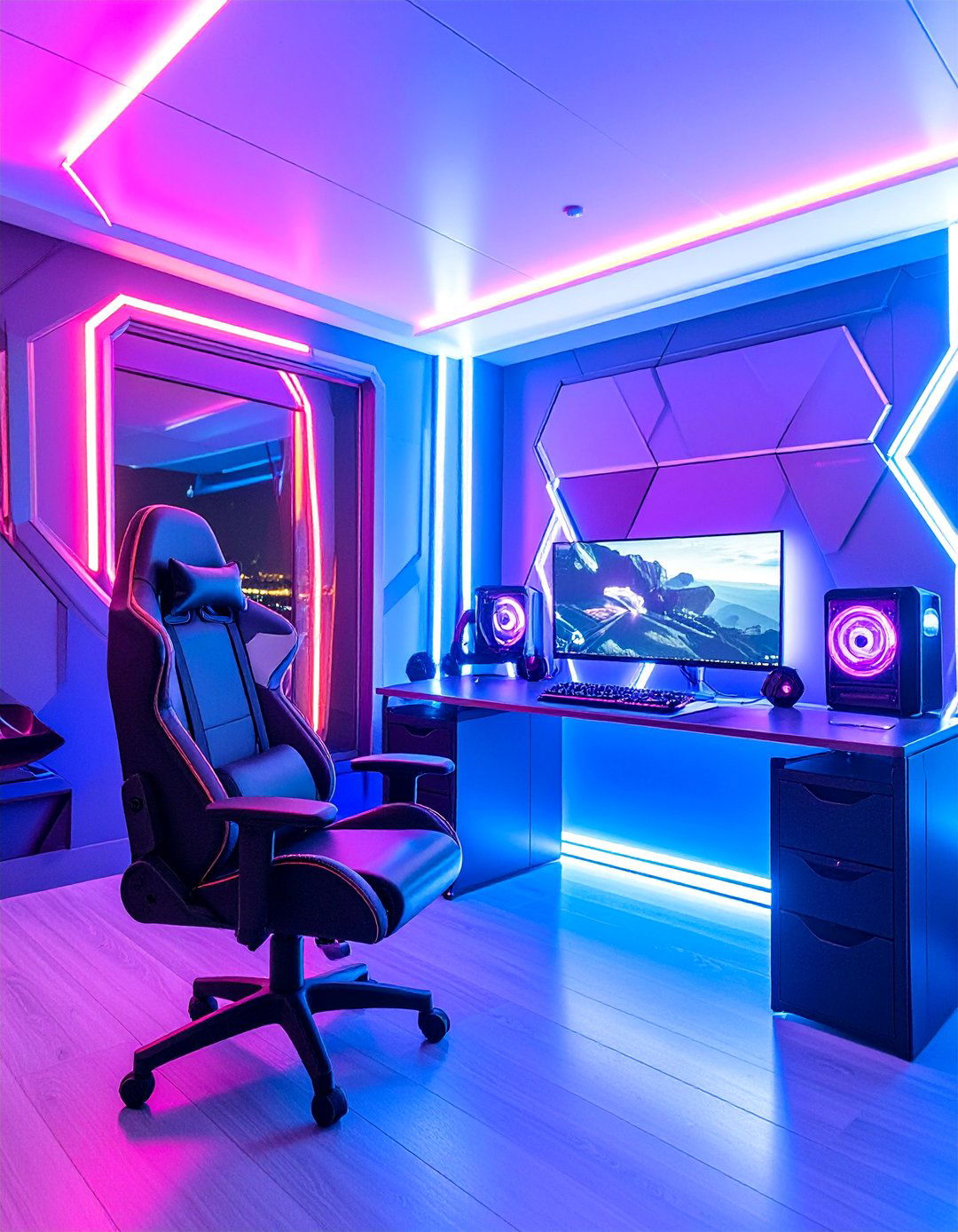 Cyberpunk Gaming Room - 20 Gamer Girl Room Ideas for a Fun and Stylish Setup