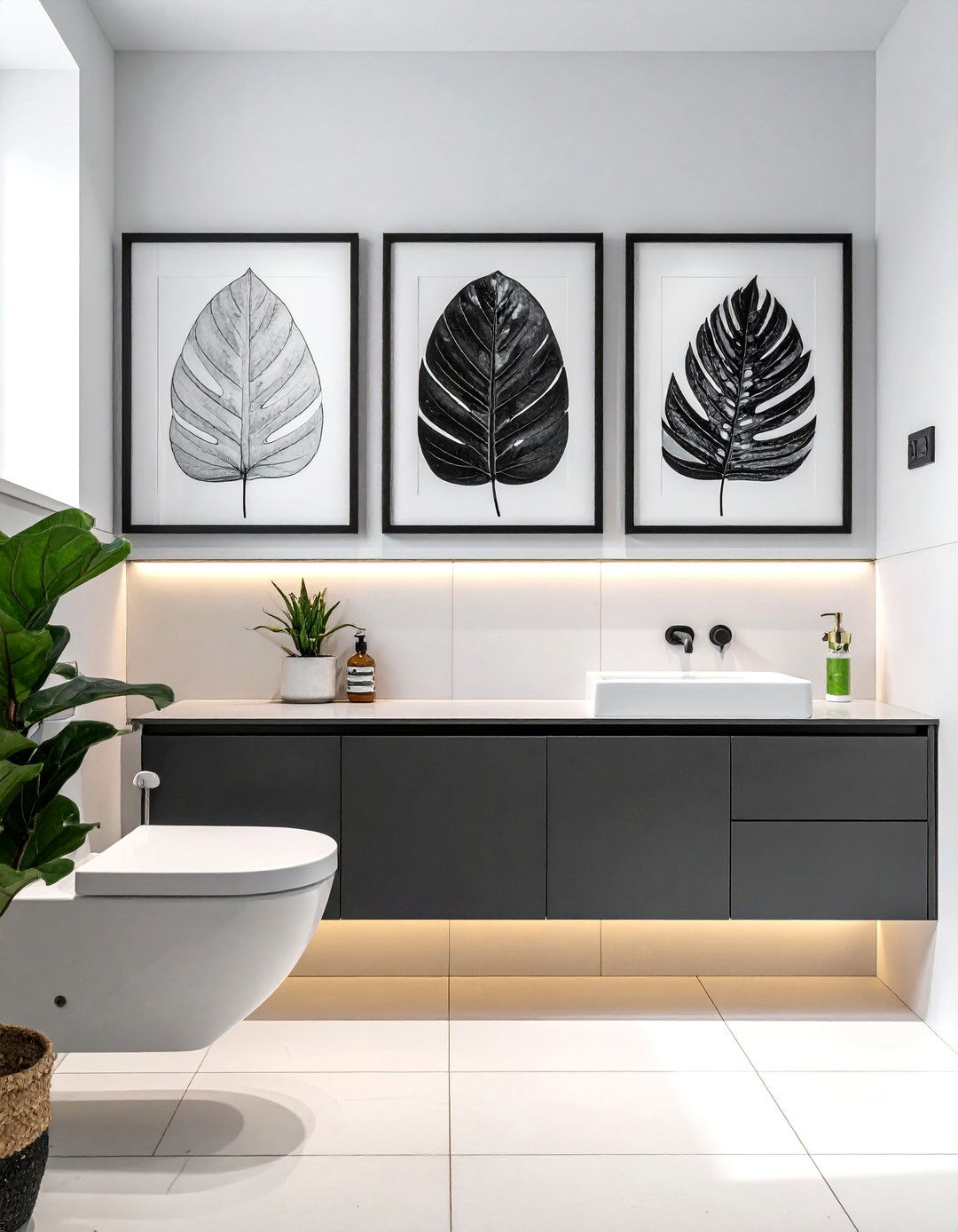 DIY Artwork or Wall Decor - 25 Small Bathroom Ideas on a Budget for Big Impact
