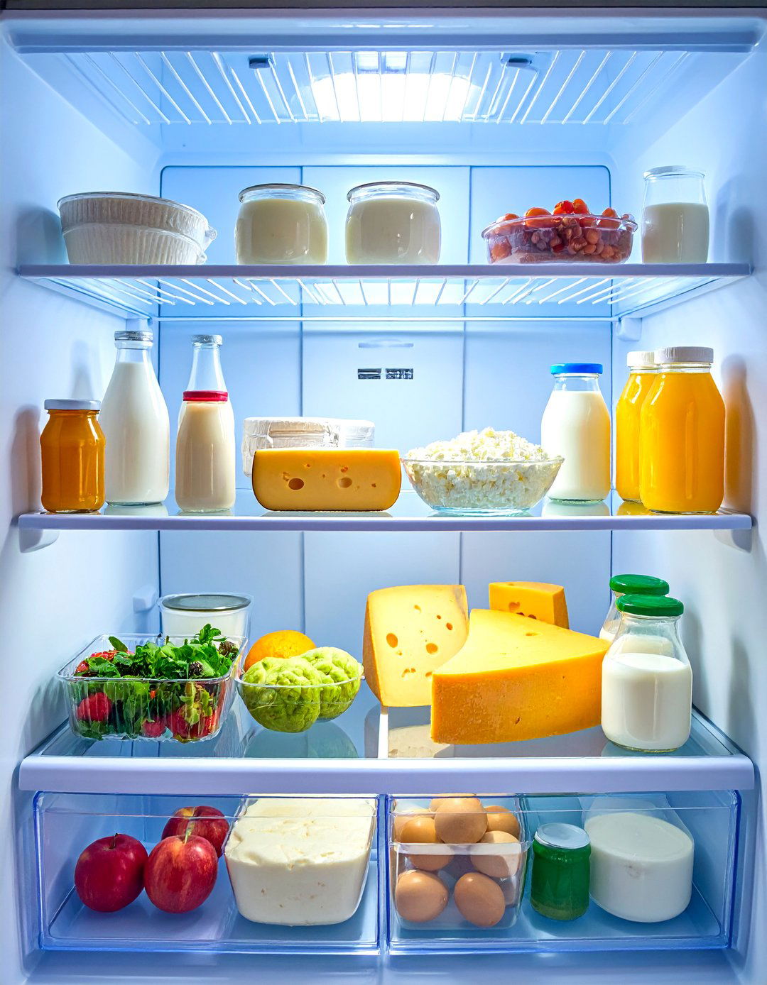 Dairy Product Zones - 20 Refrigerator Organization Ideas for a Tidy Kitchen