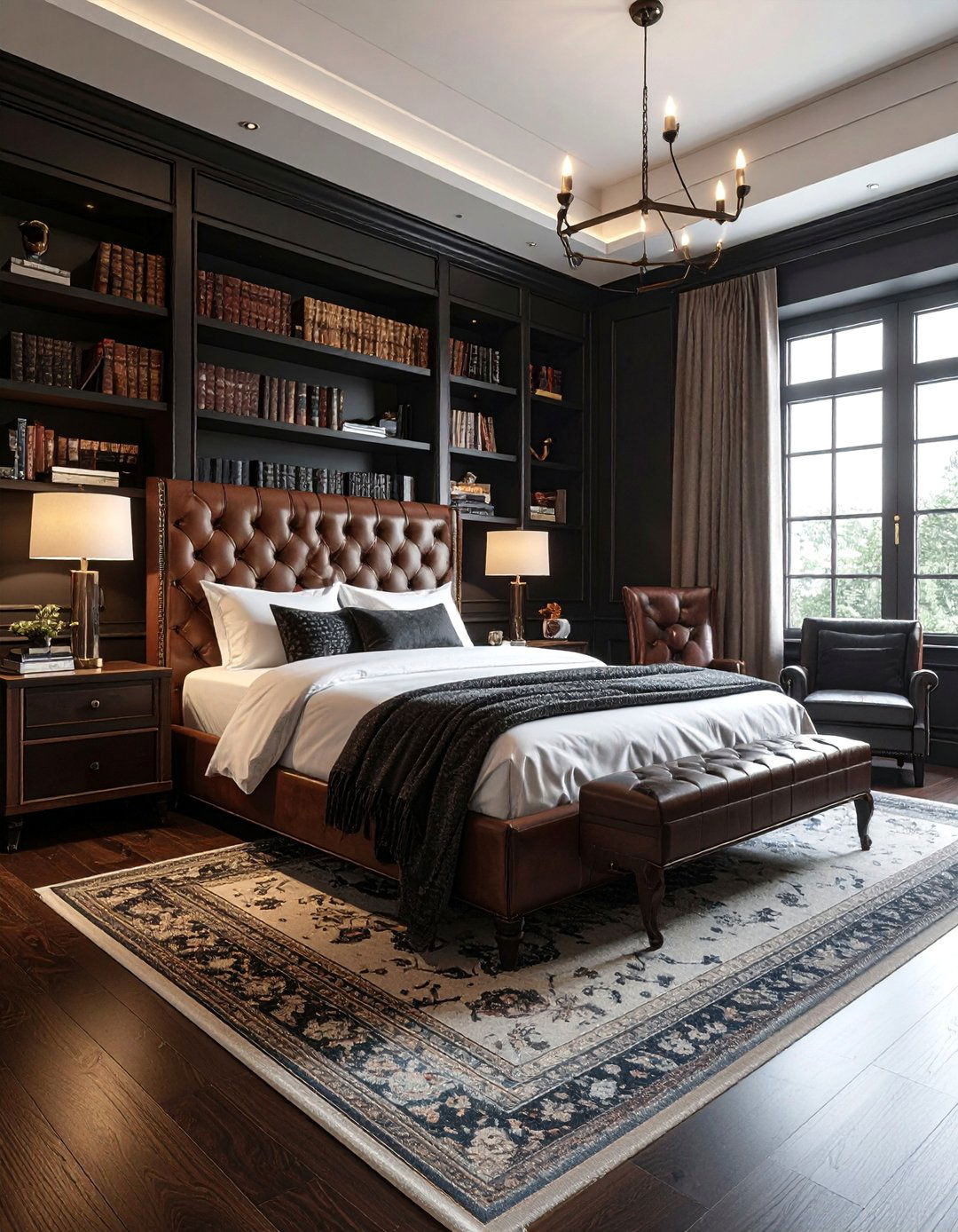 Dark Academia Themed Bedroom - 25 Dark Bedroom Ideas for a Cozy and Moody Retreat