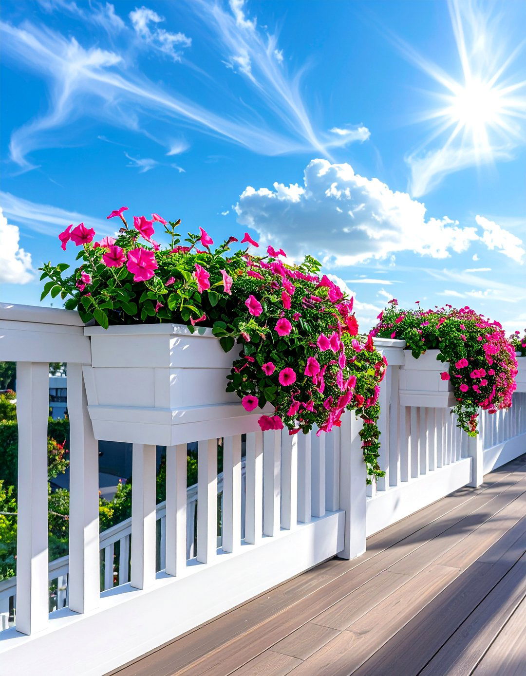 Deck with a Built in Planter Box Railing - 25 Deck Decorating Ideas to Refresh Your Outdoor Area