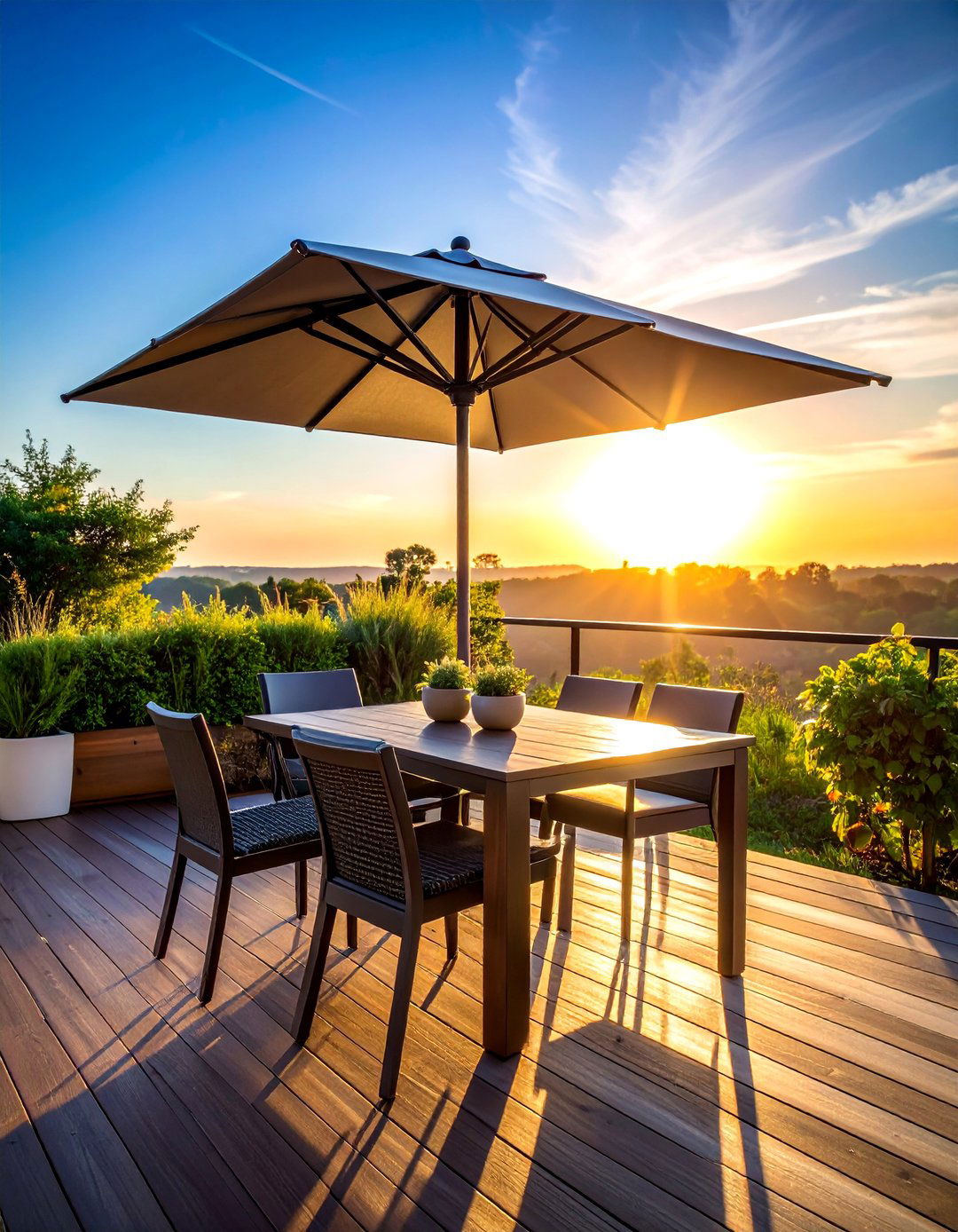 Deck with a Dedicated Outdoor Dining Nook - 25 Deck Decorating Ideas to Refresh Your Outdoor Area