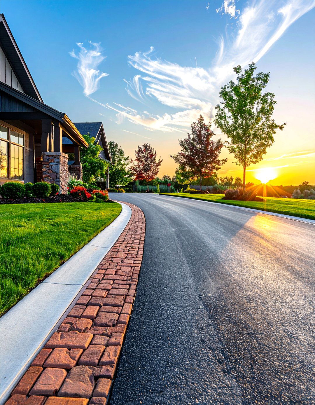 Define Your Driveway with Paver Borders for Your Ranch Home - 40 Curb Appeal Inspiration Ideas for Ranch Homes