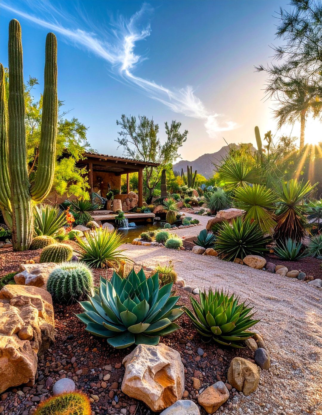 Desert Secret Garden Retreat - 35 Secret Garden Ideas for a Hidden Outdoor Retreat