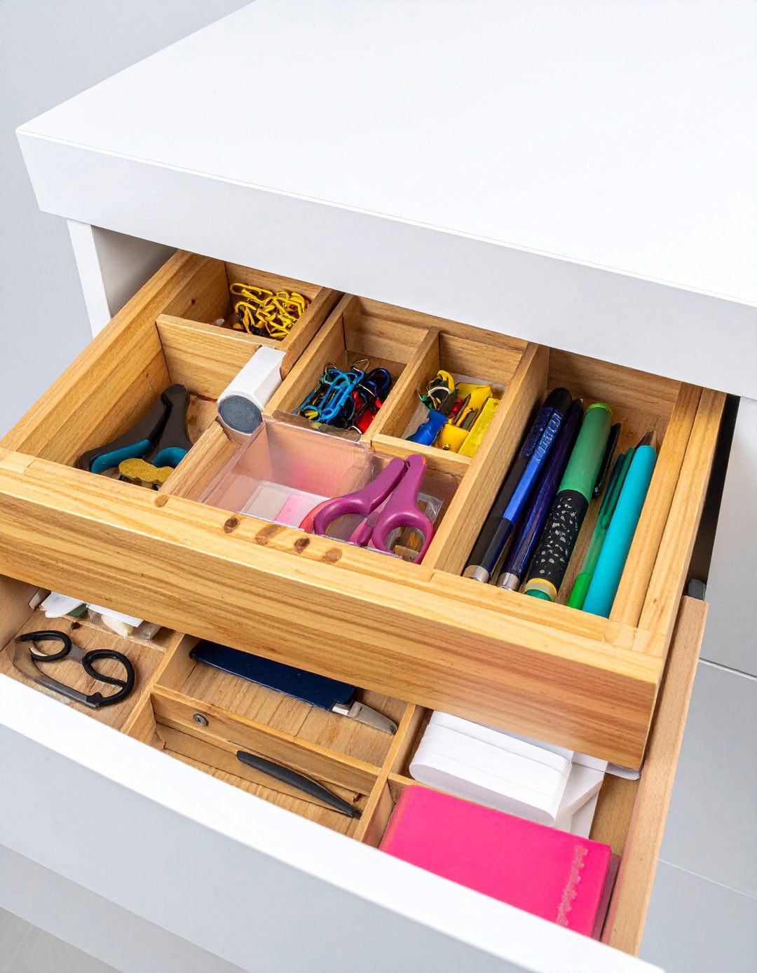 Desktop Drawer Organizers - 20 Office Storage Ideas to Maximize Your Workspace