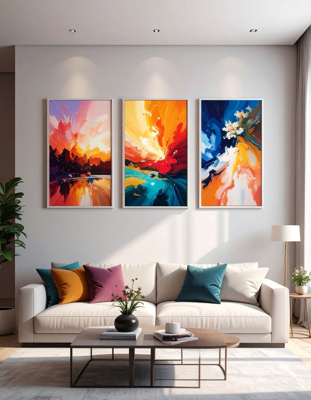 Digital Art Frame Gallery Wall - 40 Gallery Wall Ideas to Showcase Your Style