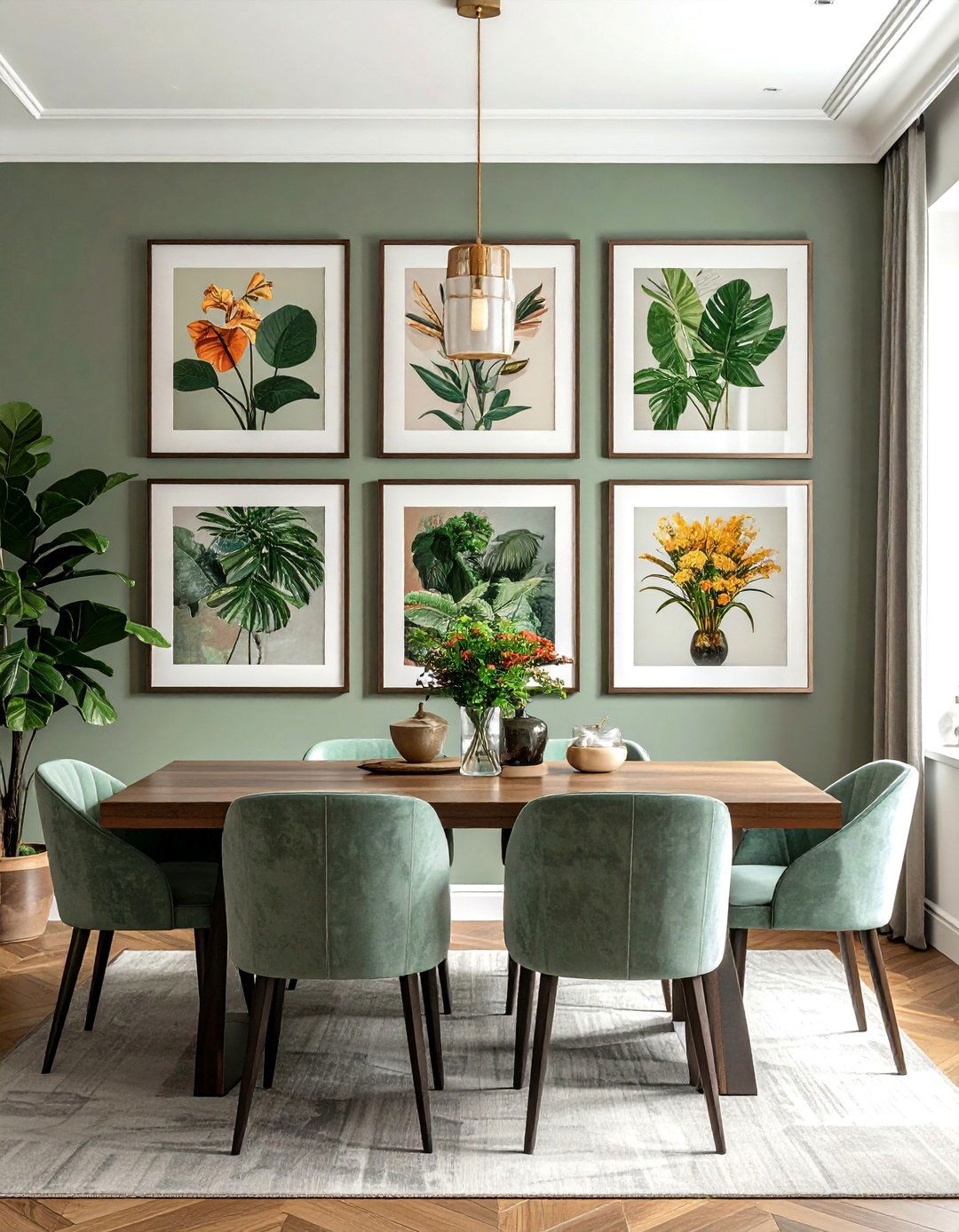 Dining Room Gallery Wall - 40 Gallery Wall Ideas to Showcase Your Style