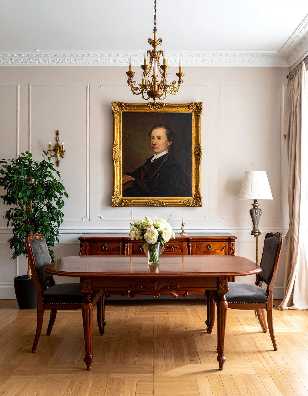 Display of Classic Art and Portraiture - 30 Traditional Interior Design Ideas for Timeless Homes