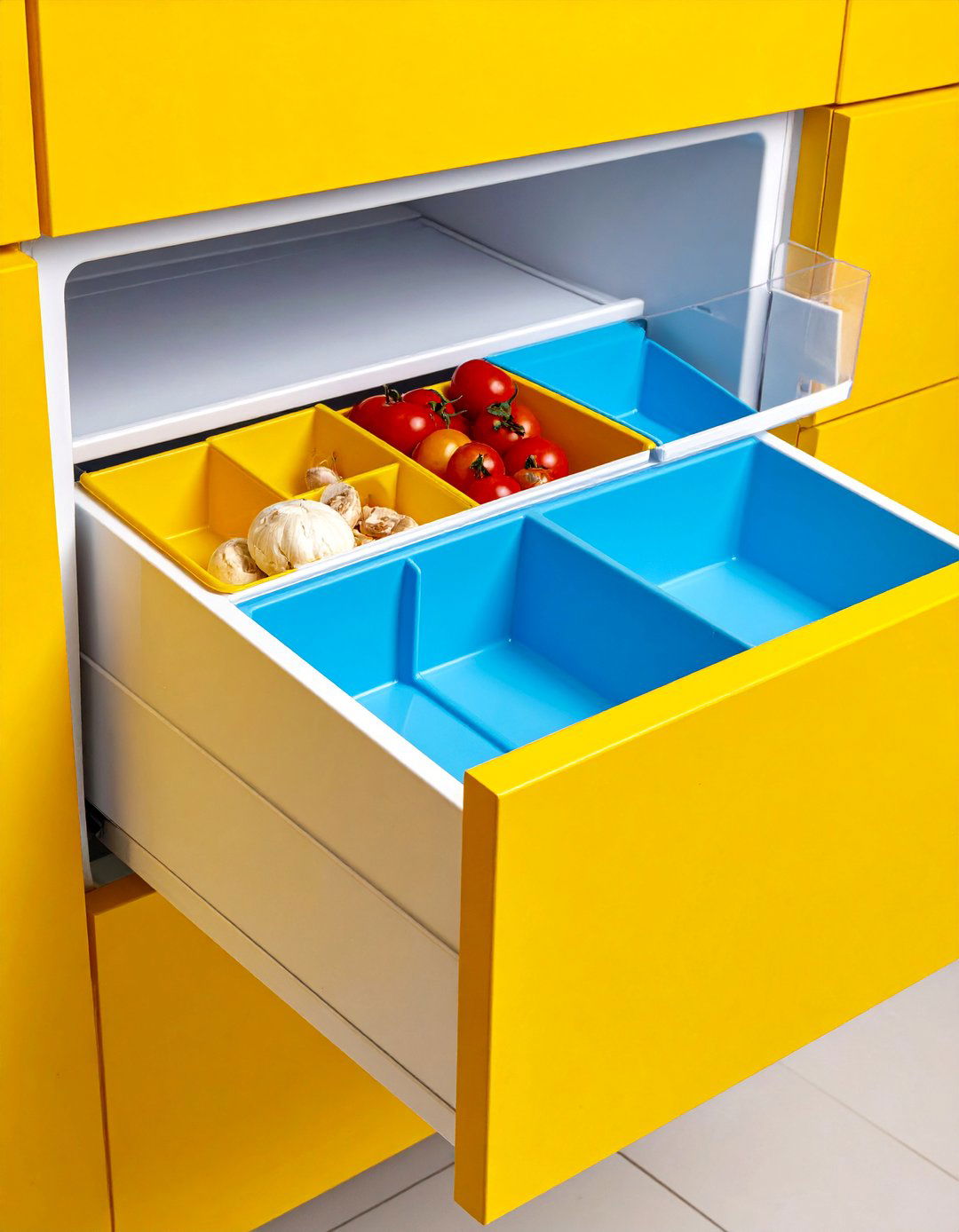 Drawer Insert Dividers - 20 Refrigerator Organization Ideas for a Tidy Kitchen