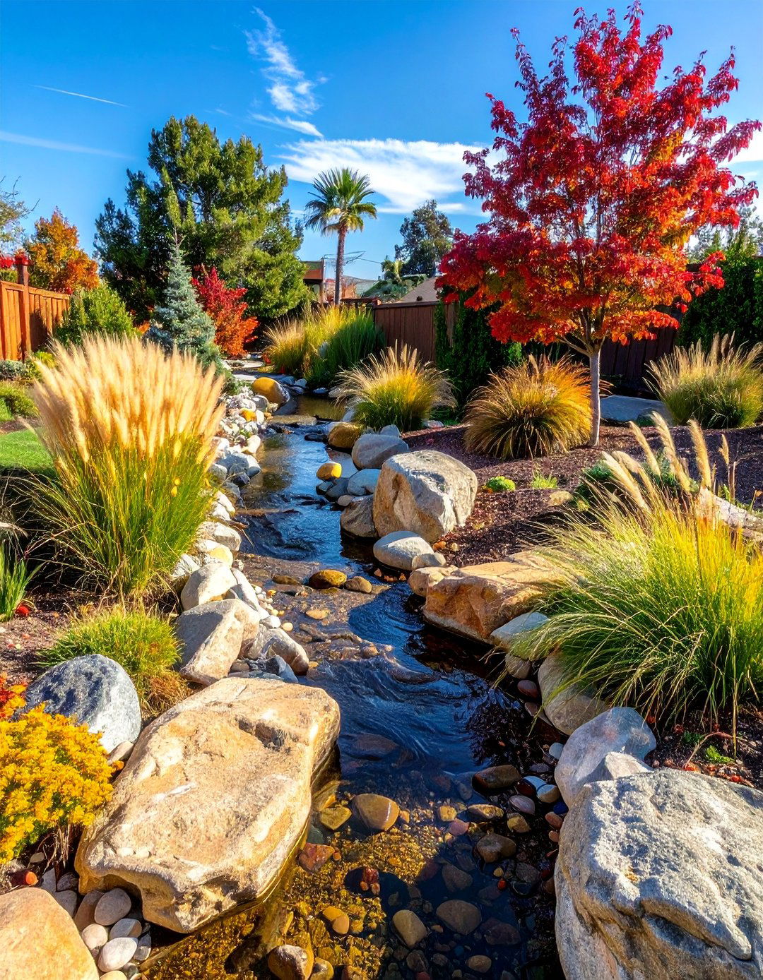 Dry Creek Beds - 30 Rustic Landscaping Ideas to Transform Your Outdoor Space