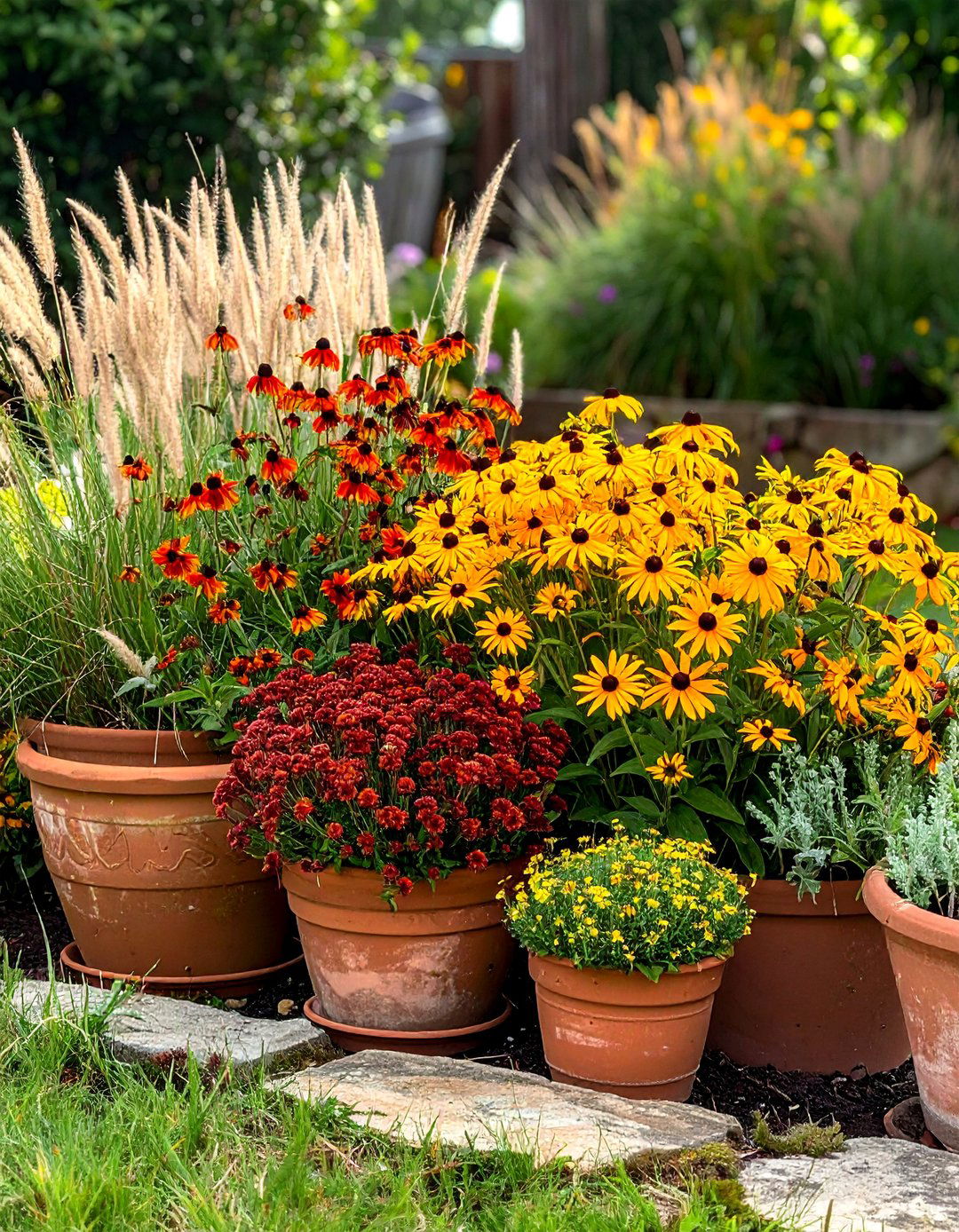 Earthy Terracotta Rust and Gold Garden Colour Scheme - 30 Garden Colour Schemes to Brighten Your Outdoor Space