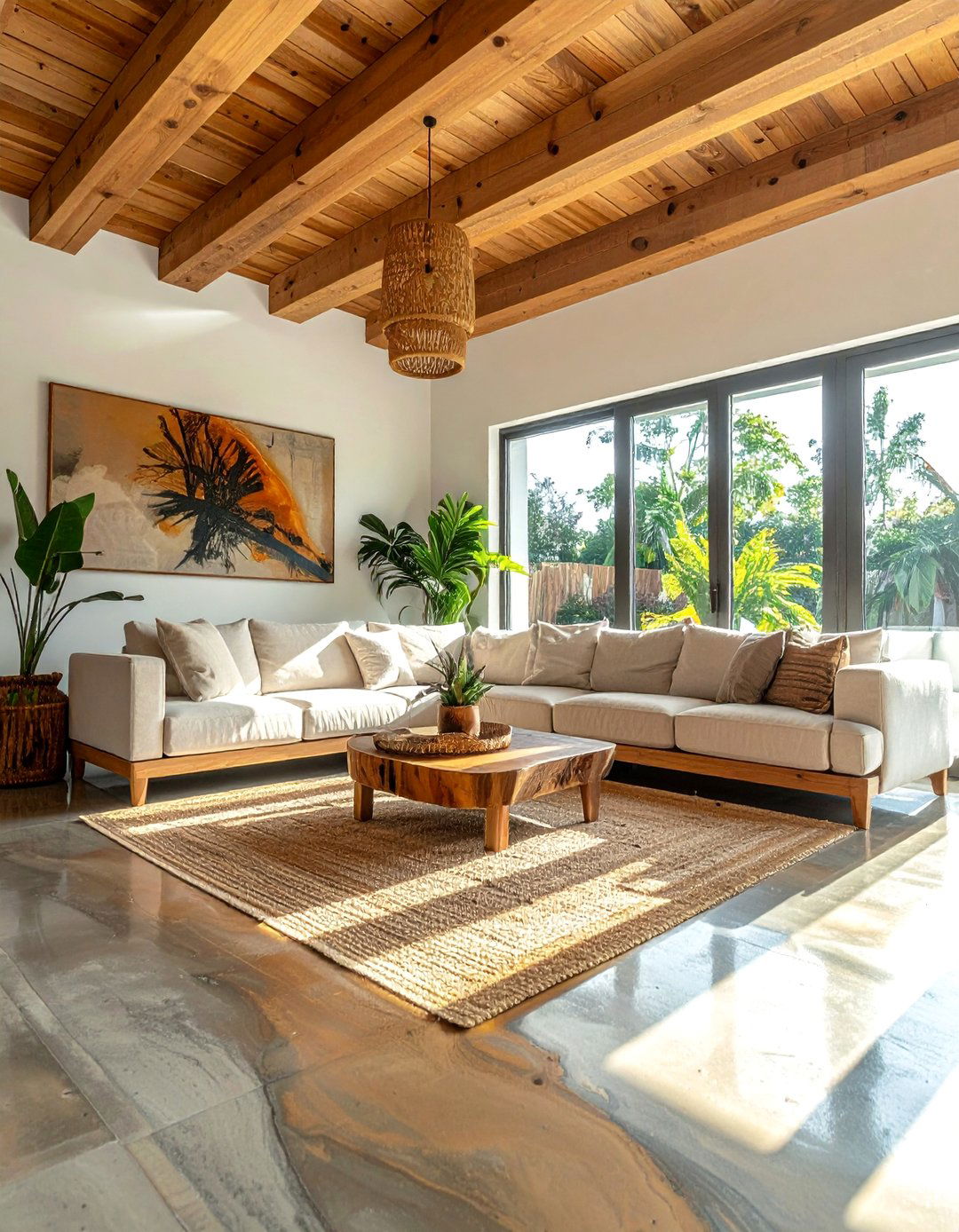 Eco Friendly Stained Concrete Floors - 25 Stained Concrete Floors for Modern Interiors