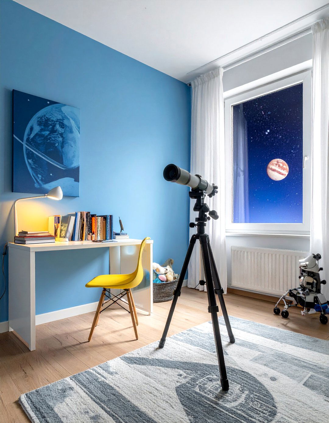 Educational Space Exploration Corner - 20 Space-themed Room Ideas for a Cosmic Bedroom