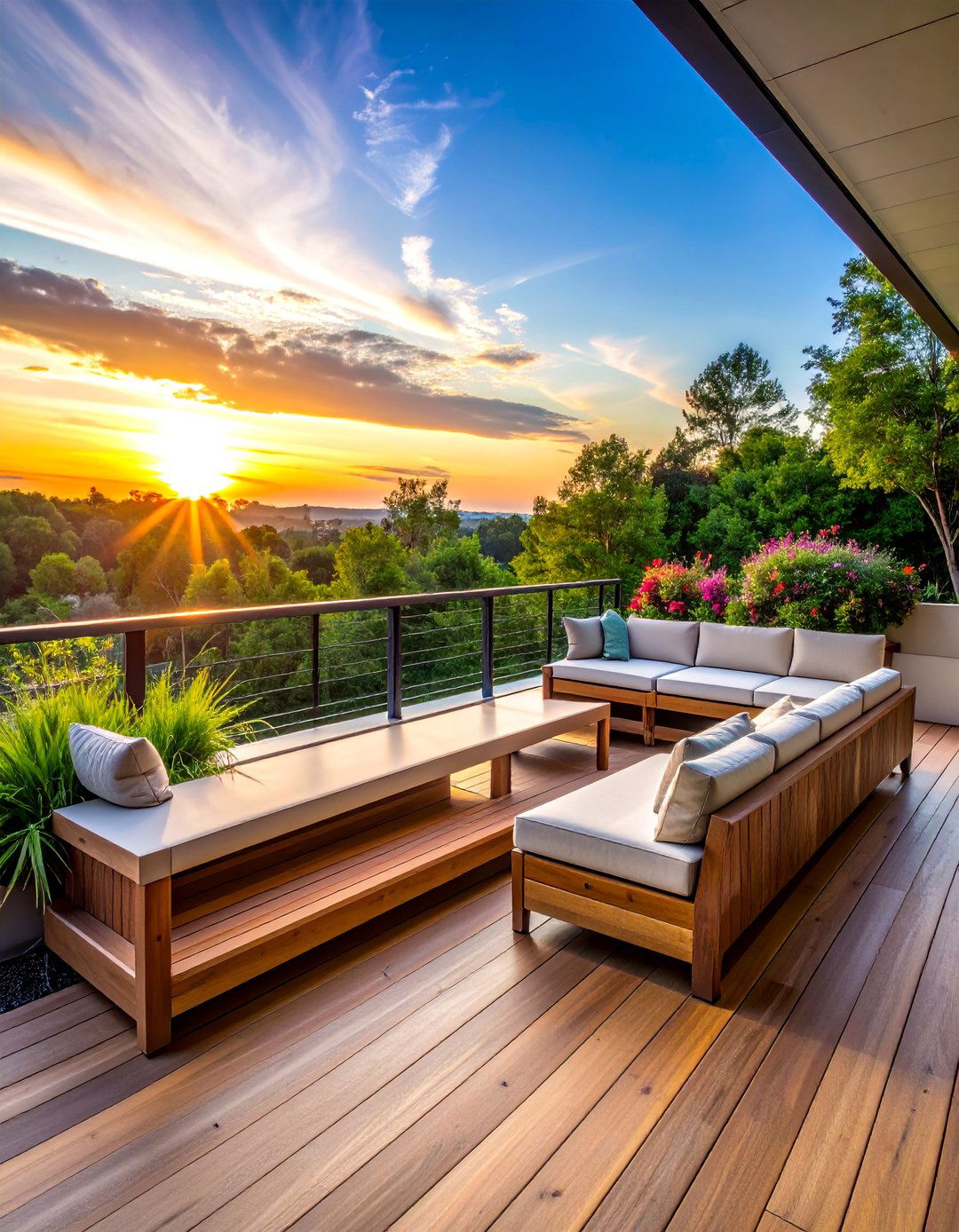 Elevated Deck Seating - 40 Cozy Outdoor Seating Ideas for Your Backyard