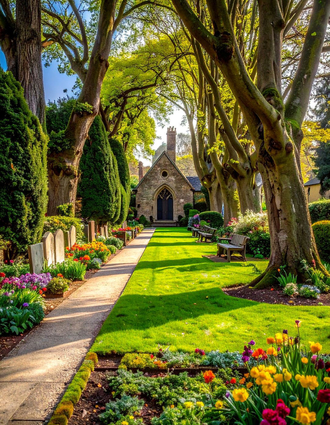 English Country Churchyard - 40 English Garden Design Ideas for a Timeless Landscape