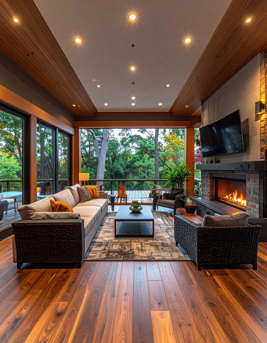 Entertainment Game Room - 35 Three Season Porch Ideas for Year-Round Comfort
