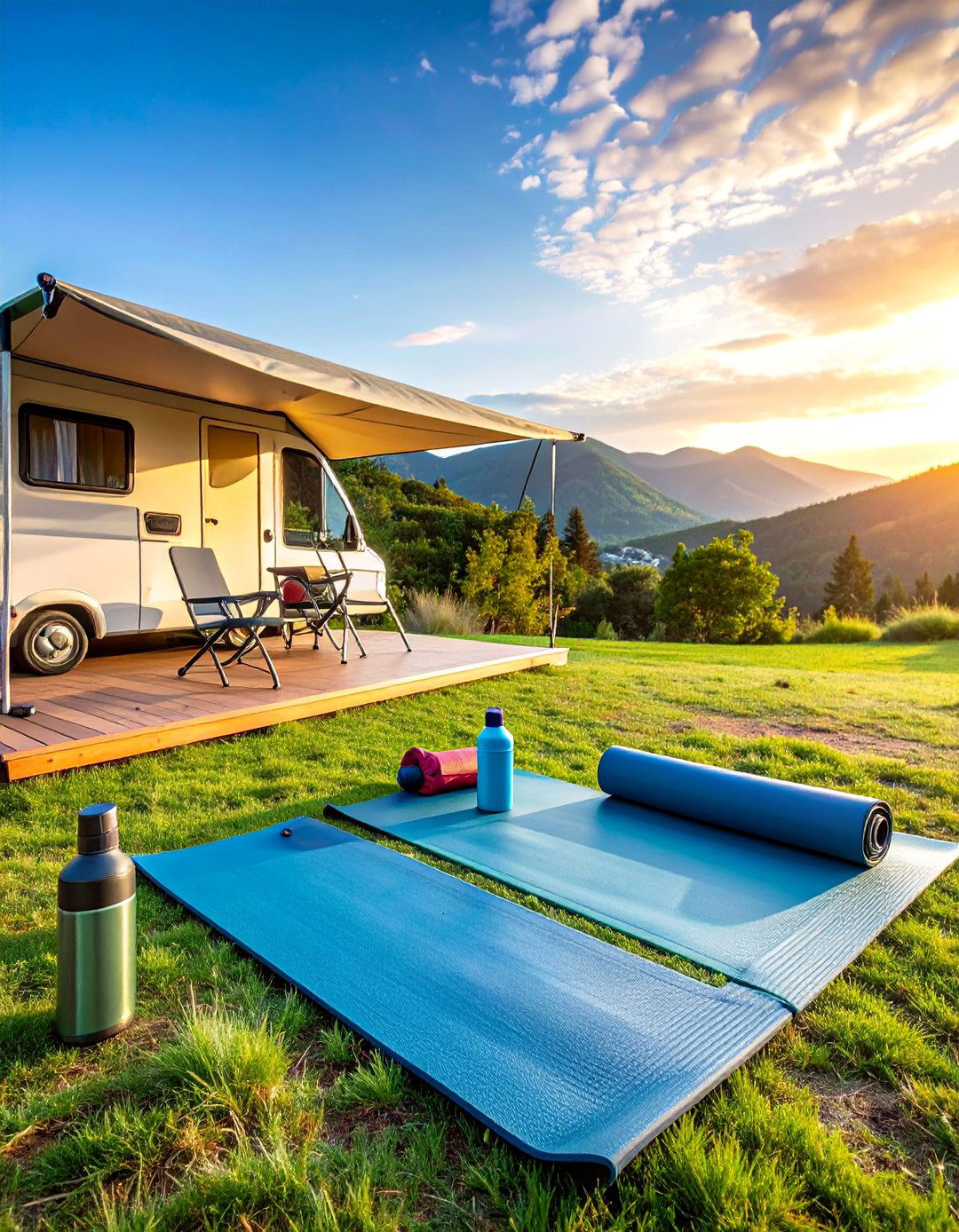 Exercise and Wellness Center - 30 RV Campsite Decorating Ideas for a Cozy Outdoor Retreat