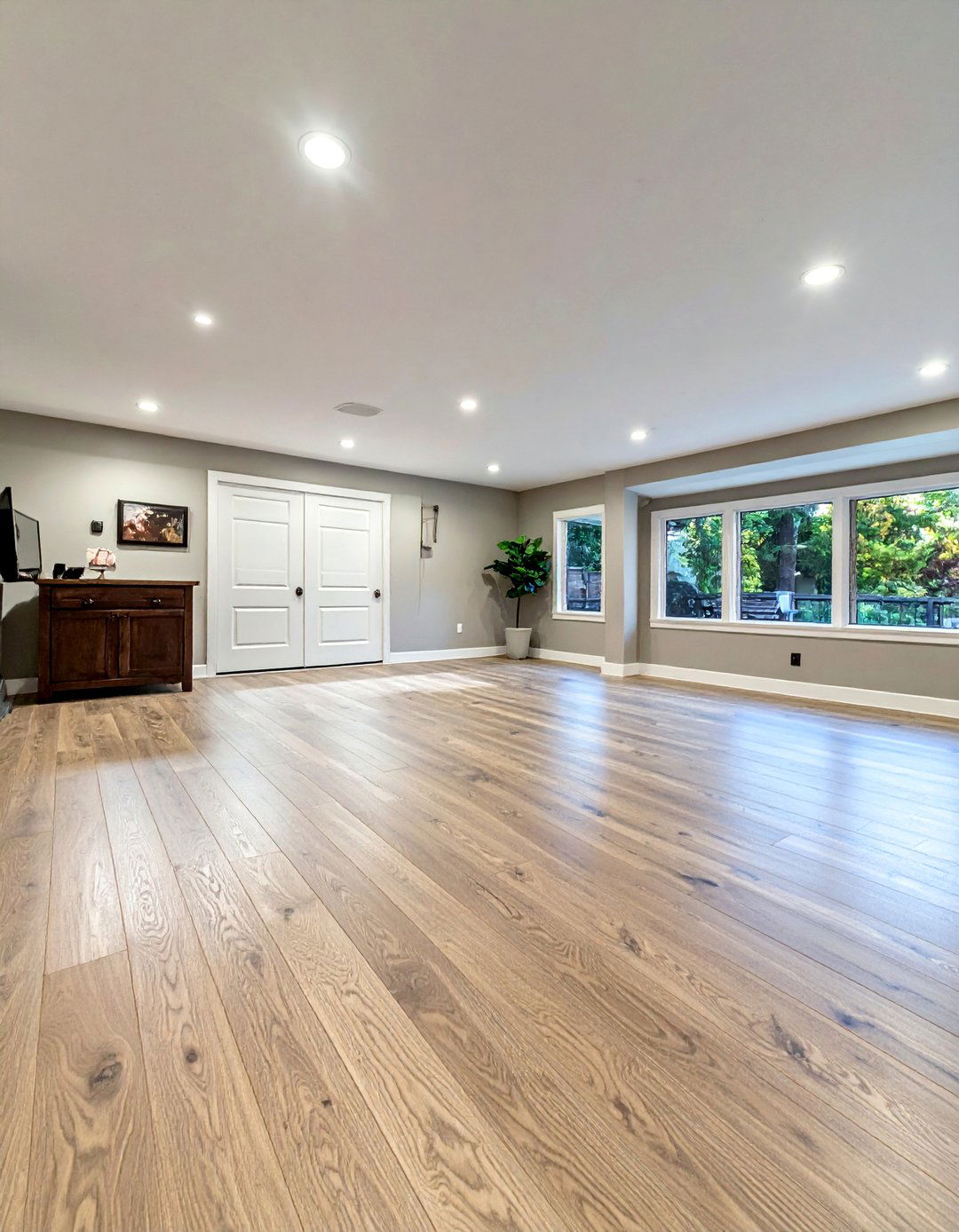 Faux Wood Concrete Basement Floor - 20 Concrete Basement Floor Ideas for a Modern Look
