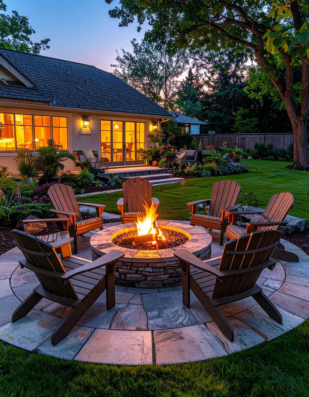 Fire Pit Seating Circle - 40 Cozy Outdoor Seating Ideas for Your Backyard