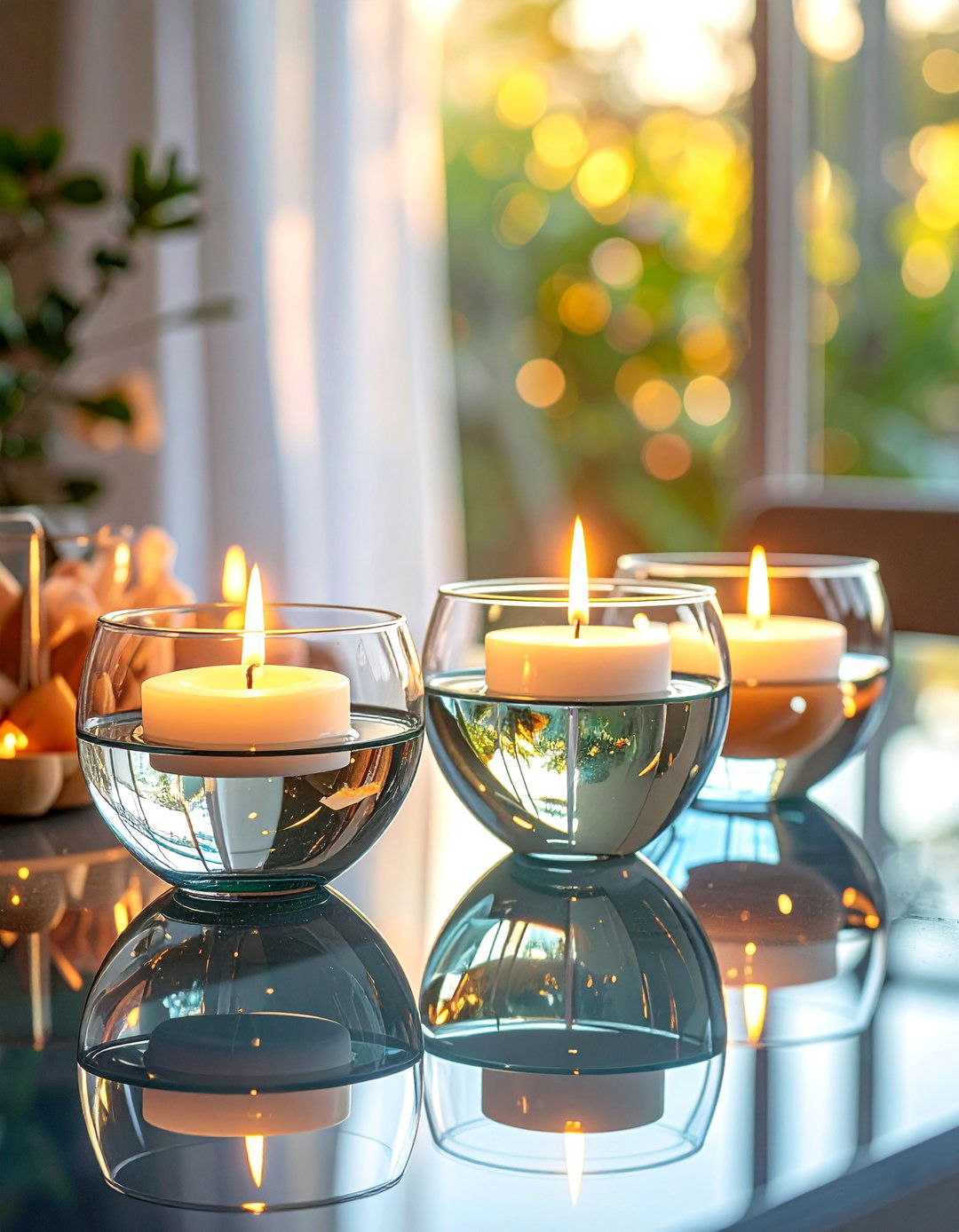 Floating Candle Water Displays - 15 Decorating With Candles Ideas for a Warm and Inviting Home