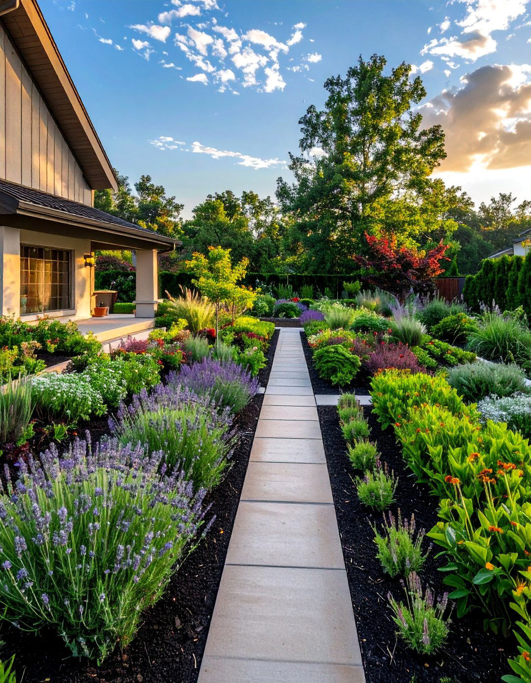 Formal Herb Garden Design - 40 Front Yard Landscaping Ideas to Boost Curb Appeal