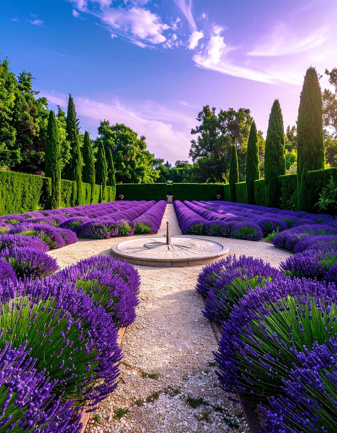 Formal Lavender Parterre - 40 English Garden Design Ideas for a Timeless Landscape