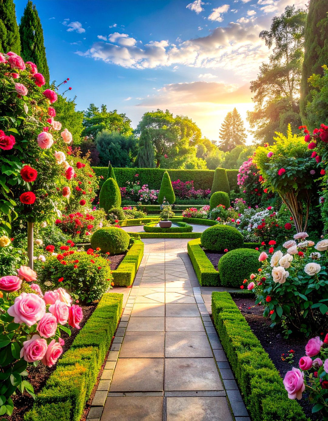 Formal Rose Garden Designs - 30 Luxury Garden Design Ideas for a Stunning Outdoor Space