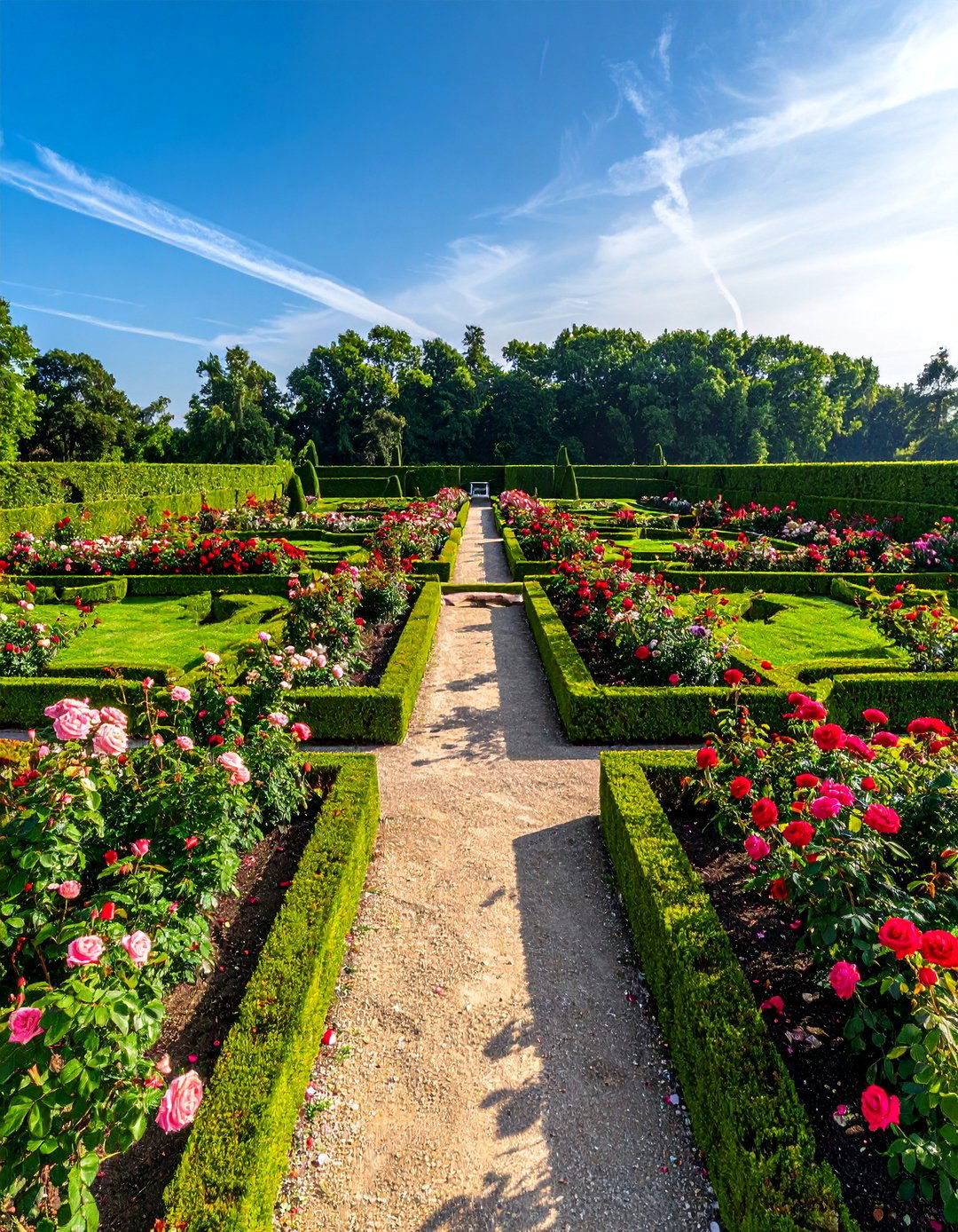 Formal Rose Parterre - 40 English Garden Design Ideas for a Timeless Landscape
