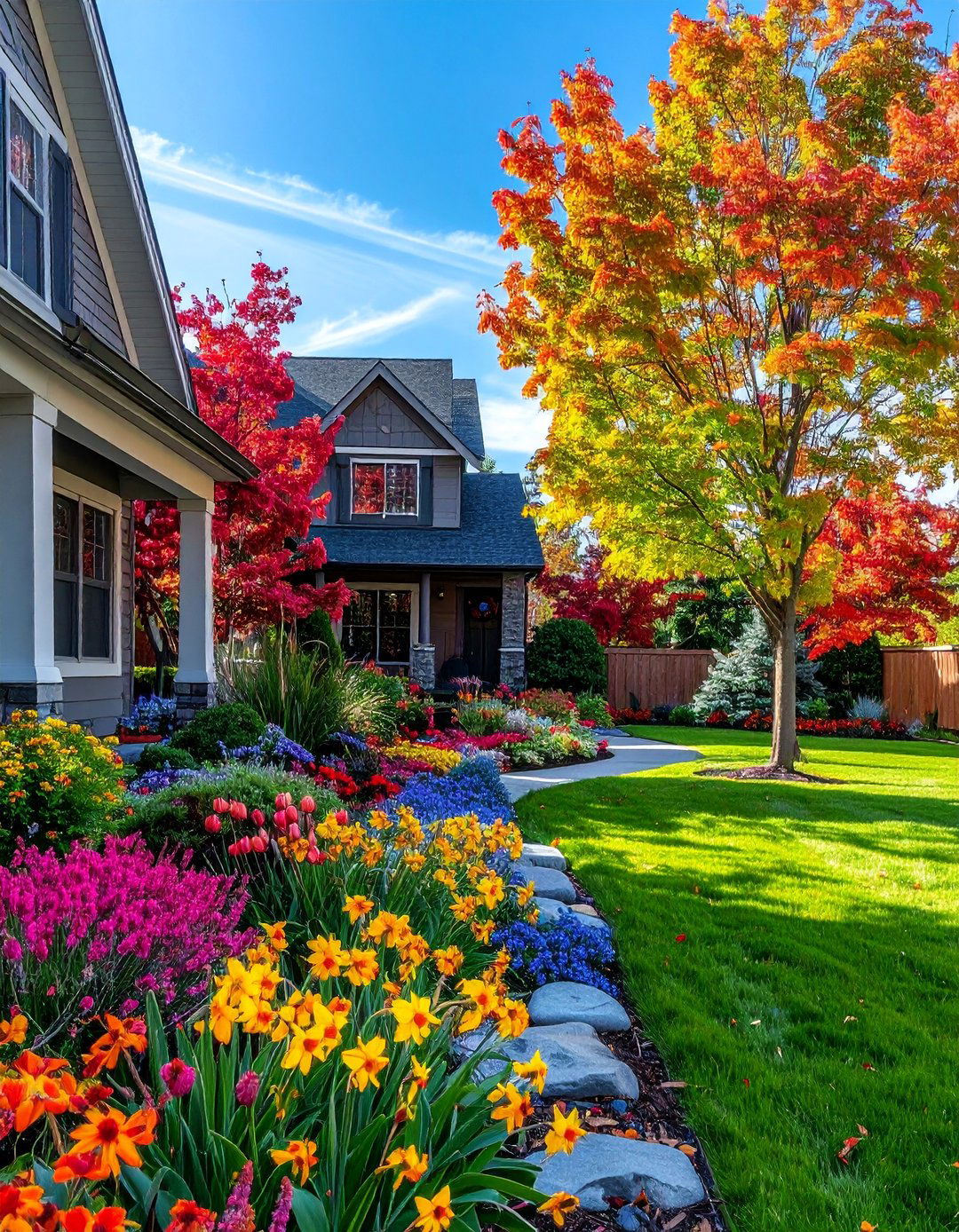 Four Season Interest Planning - 40 Front Yard Landscaping Ideas to Boost Curb Appeal