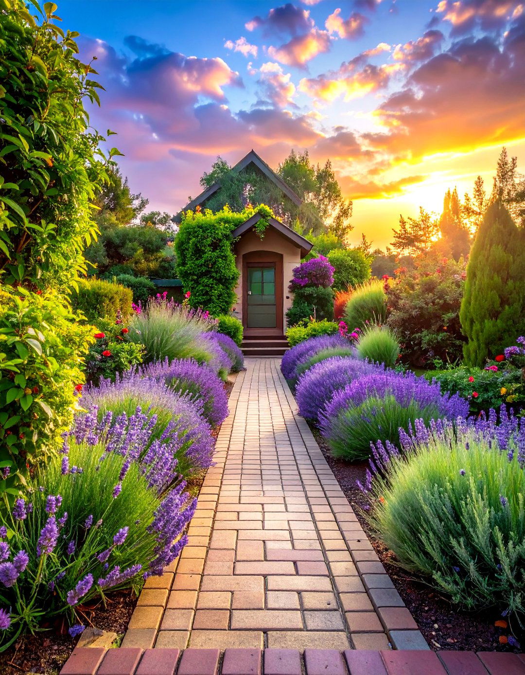 Fragrant Garden Pathways - 40 Front Yard Landscaping Ideas to Boost Curb Appeal