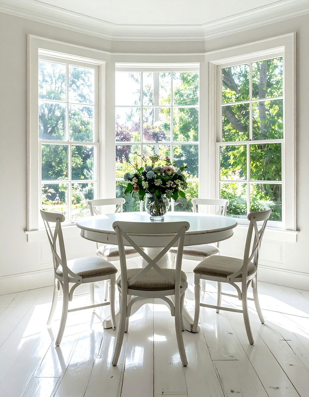 French Country Dining Room with a Round Pedestal Table - 40 French Country Dining Room Ideas for Elegant Entertaining