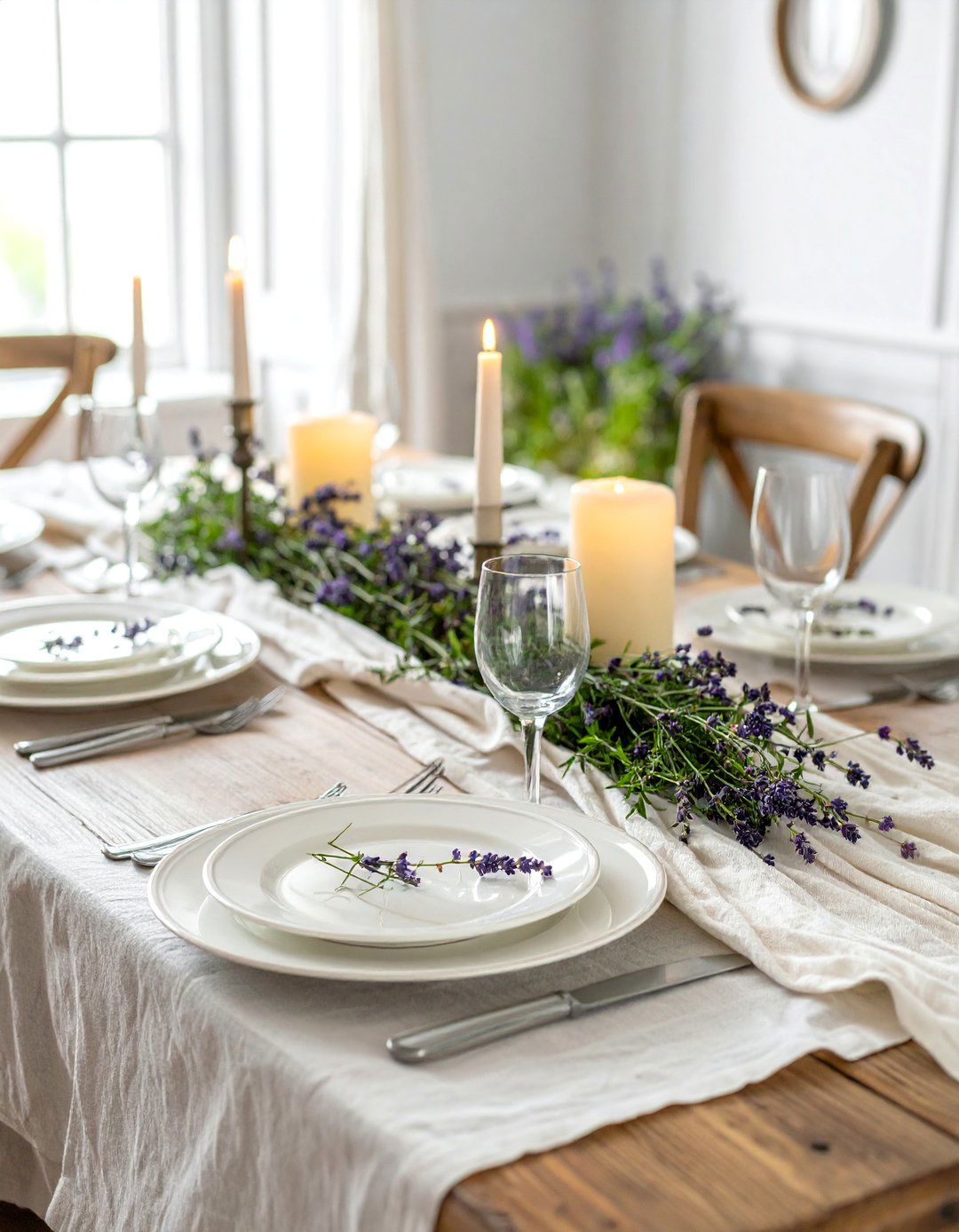 French Country Dining Room with a Warm Layered Table Setting - 40 French Country Dining Room Ideas for Elegant Entertaining