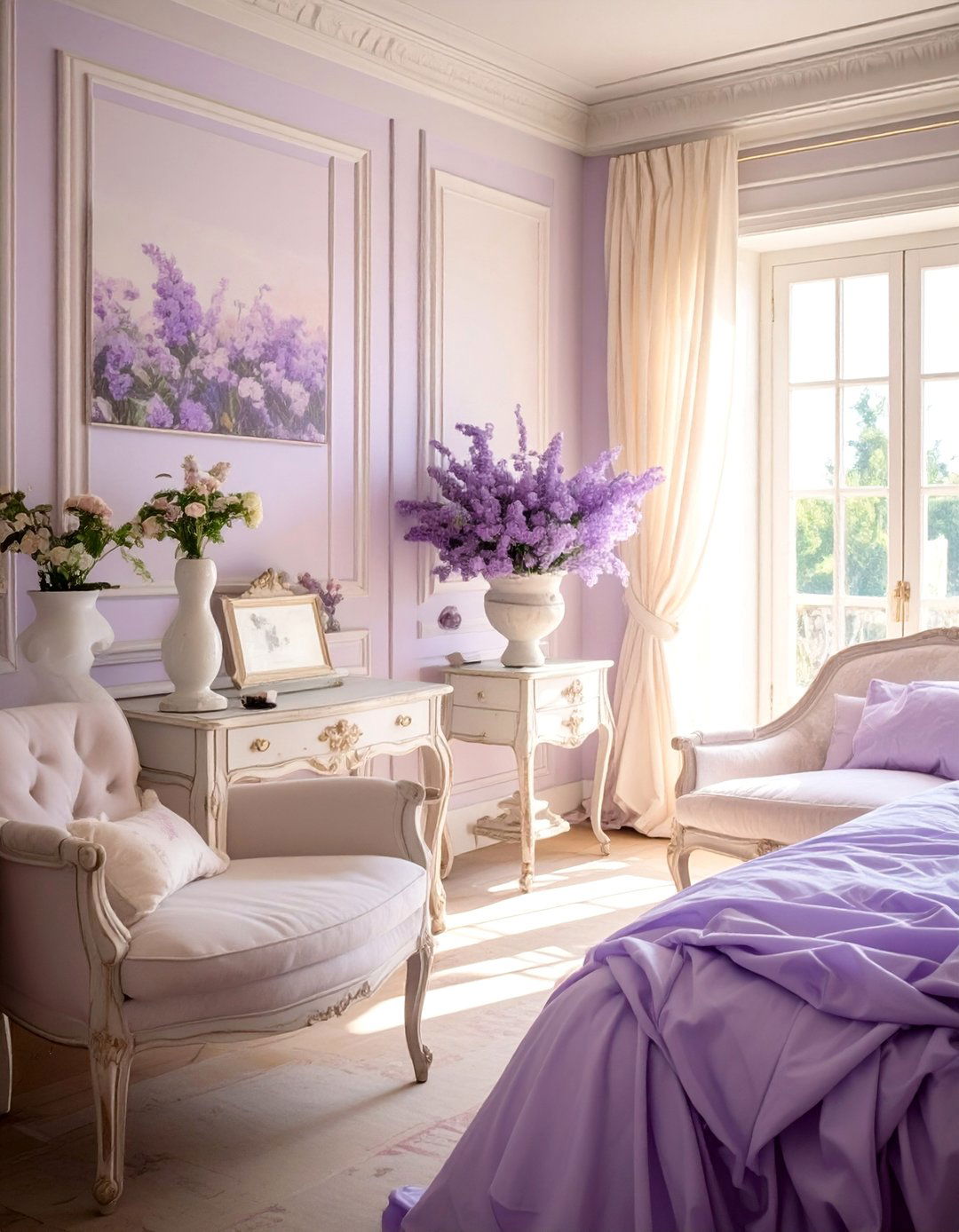 French Provincial Paradise - 30 Romantic Hotel Room Ideas for a Dreamy Getaway