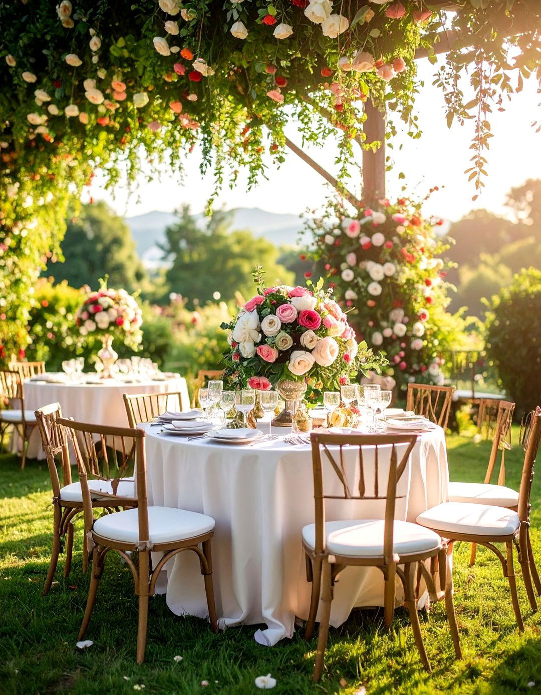 Fresh Garden Party Atmospheres - 30 Wedding Table Decoration Ideas for a Dreamy Setup