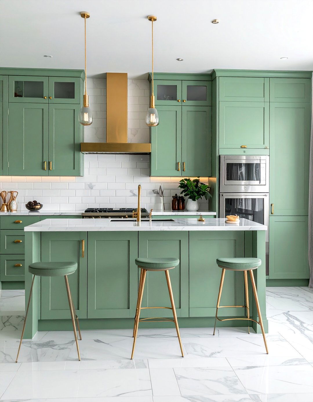 Full Mint Green Kitchen Cabinets - 30 Mint Green Kitchen Ideas for a Fresh Look