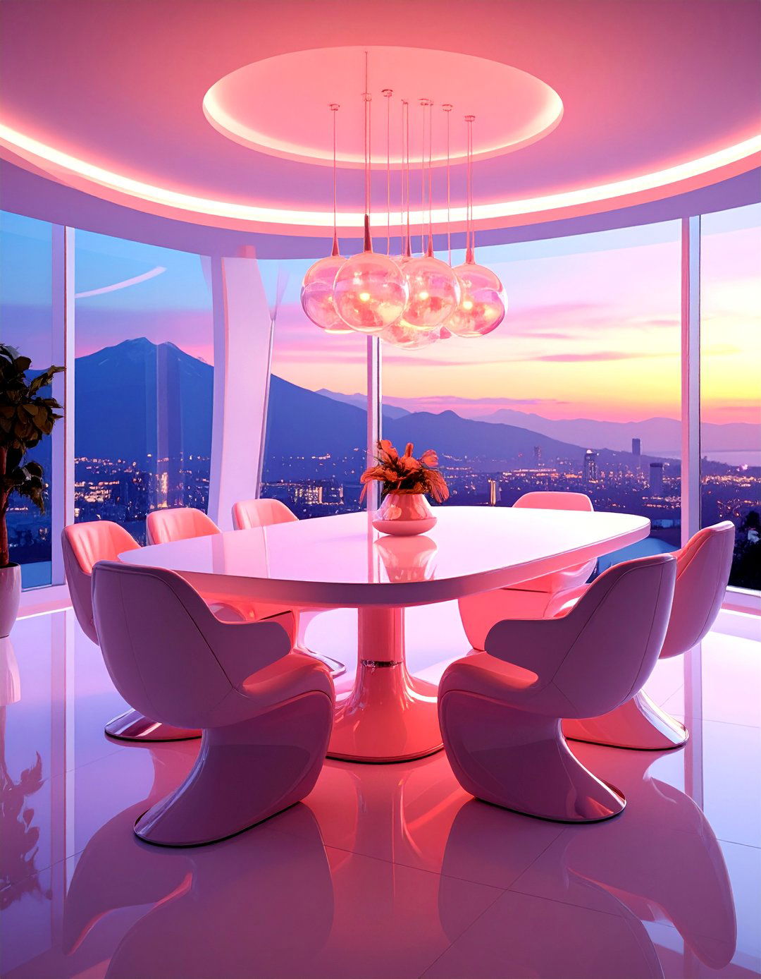 Future Forward Design with Innovative Materials - 40 Luxurious Dining Room Ideas for Elegant Entertaining