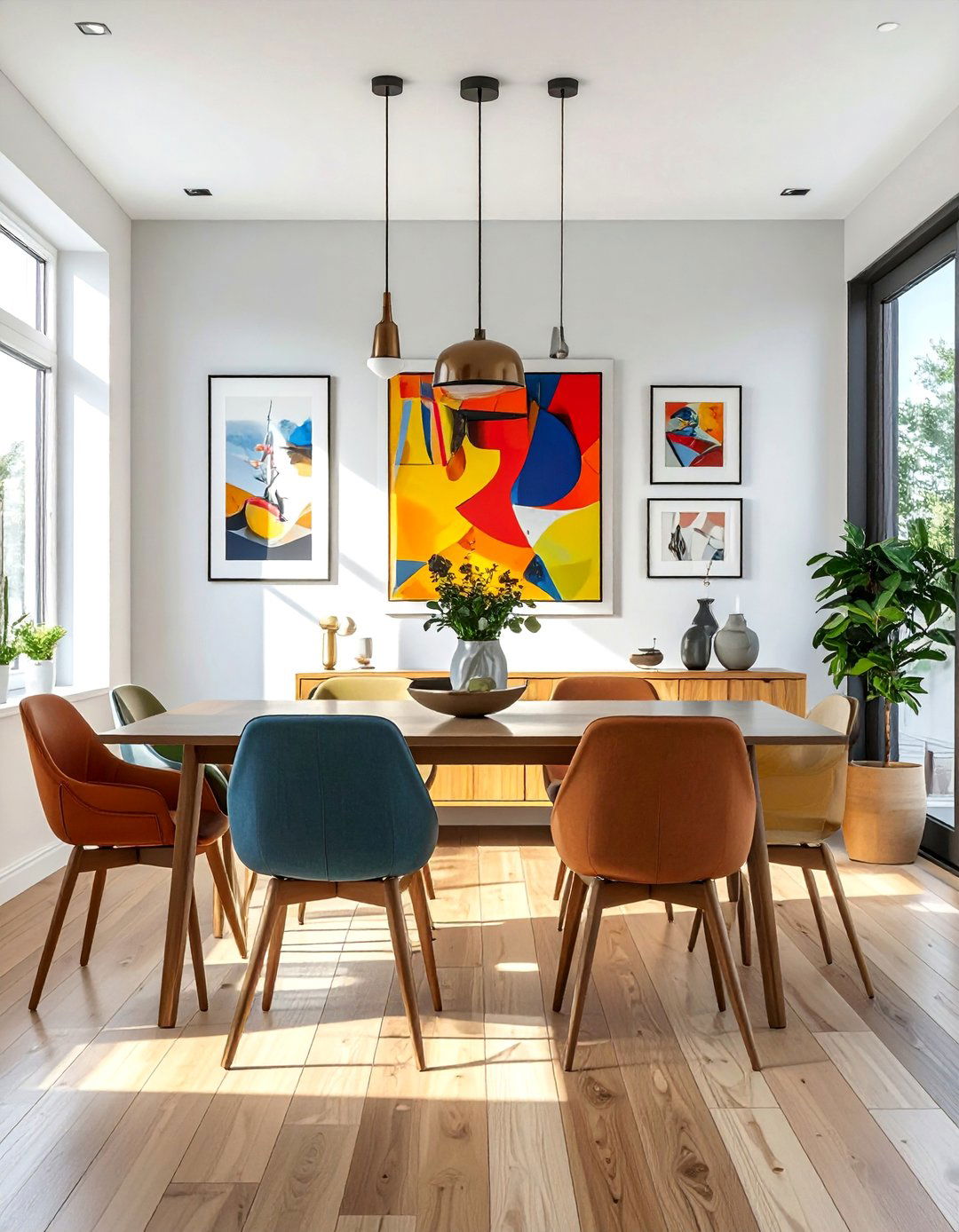 Gallery Wall Art Displays - 40 Dining Room Decor Ideas to Elevate Your Meals