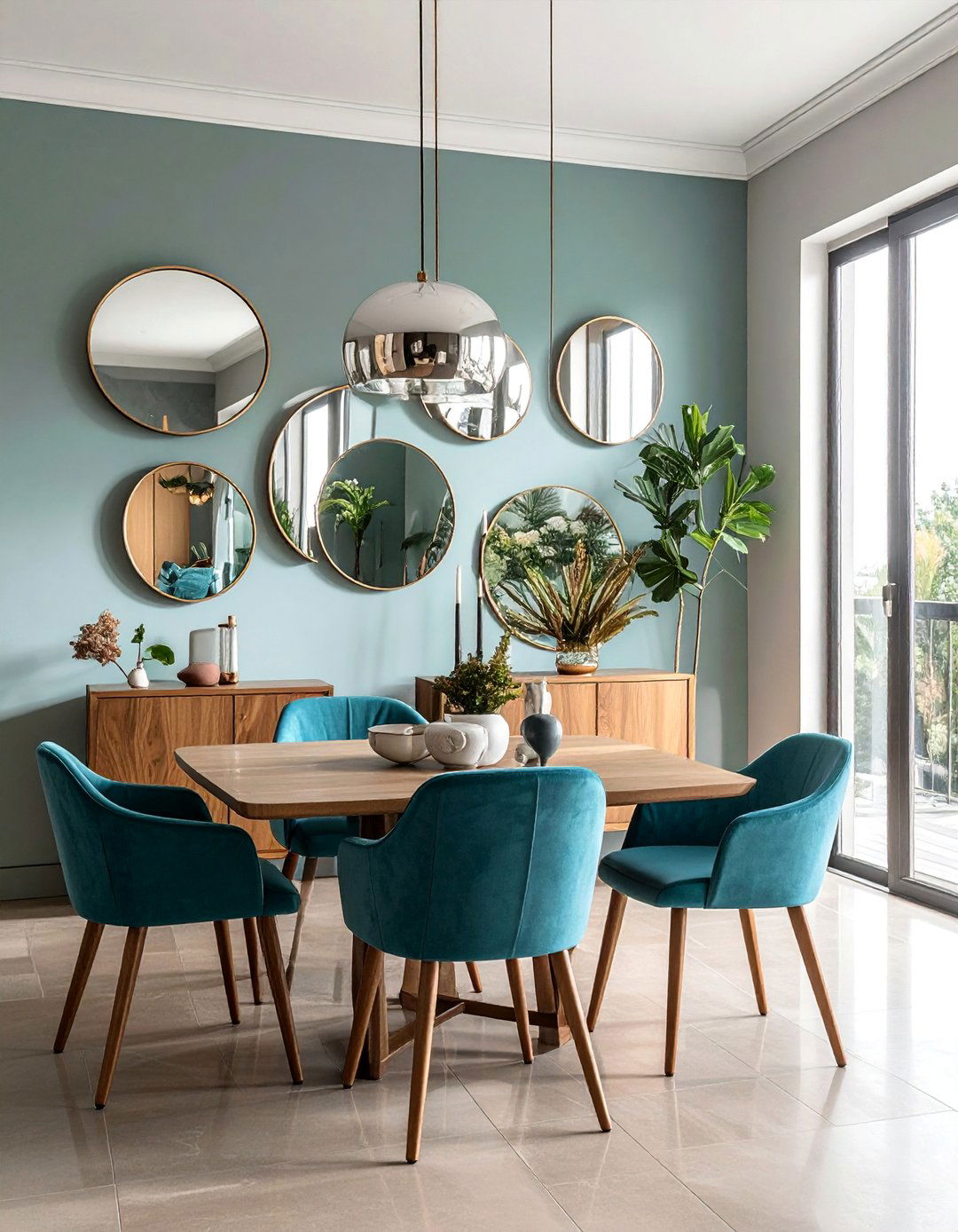 Gallery Wall Mirror Arrangement - 25 Dining Room Mirror Ideas to Reflect Your Style