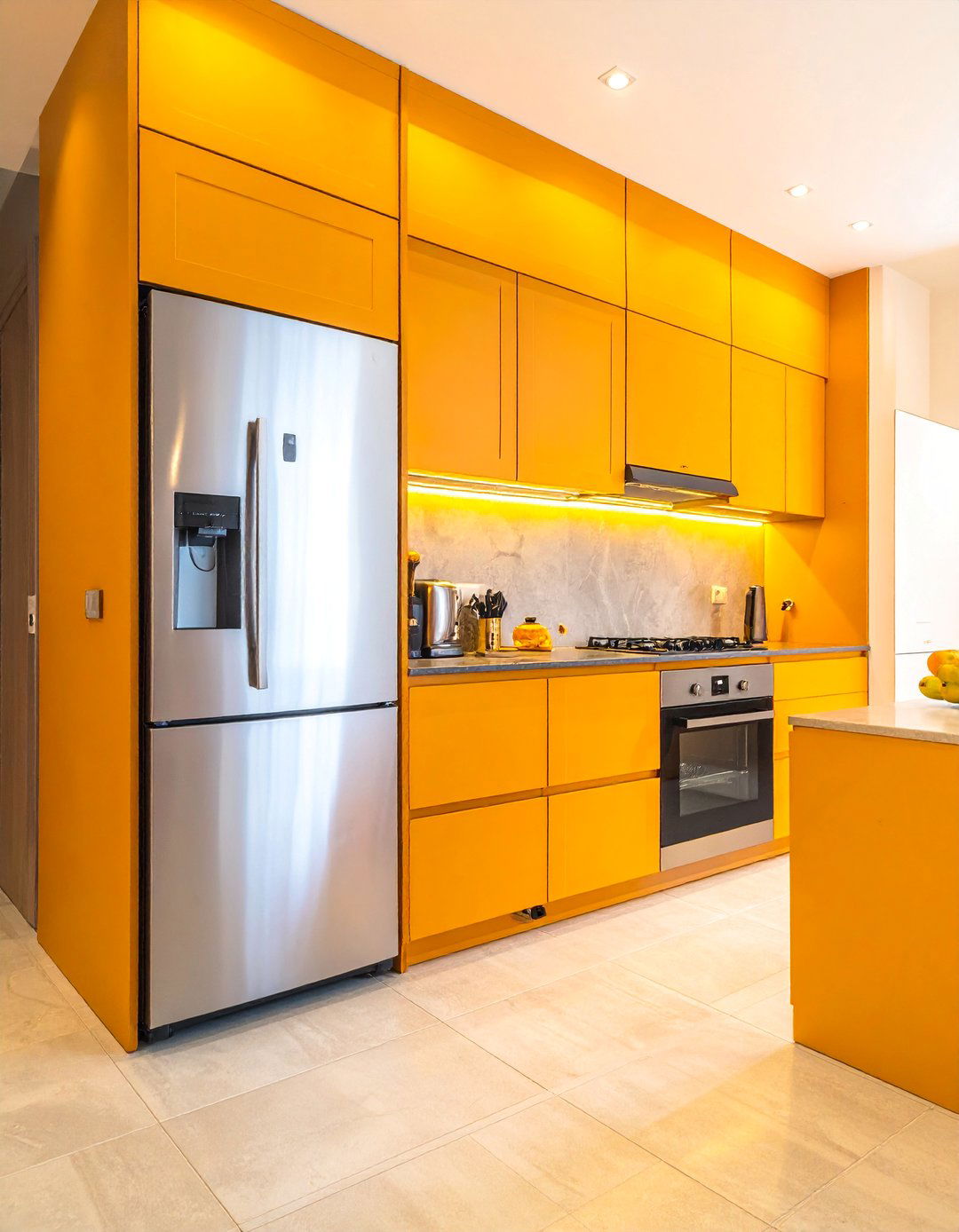 Galley Kitchen with Integrated Appliances - 40 Galley Kitchen Ideas to Maximize Your Space