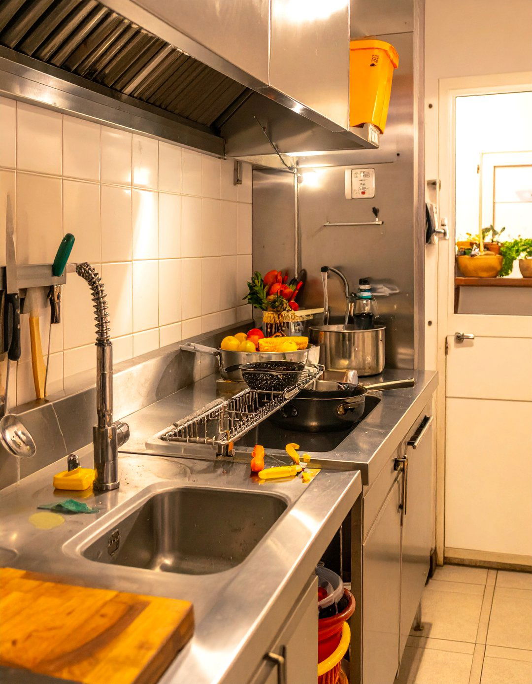 Galley Kitchen with a Galley Sink Workstation - 40 Galley Kitchen Ideas to Maximize Your Space