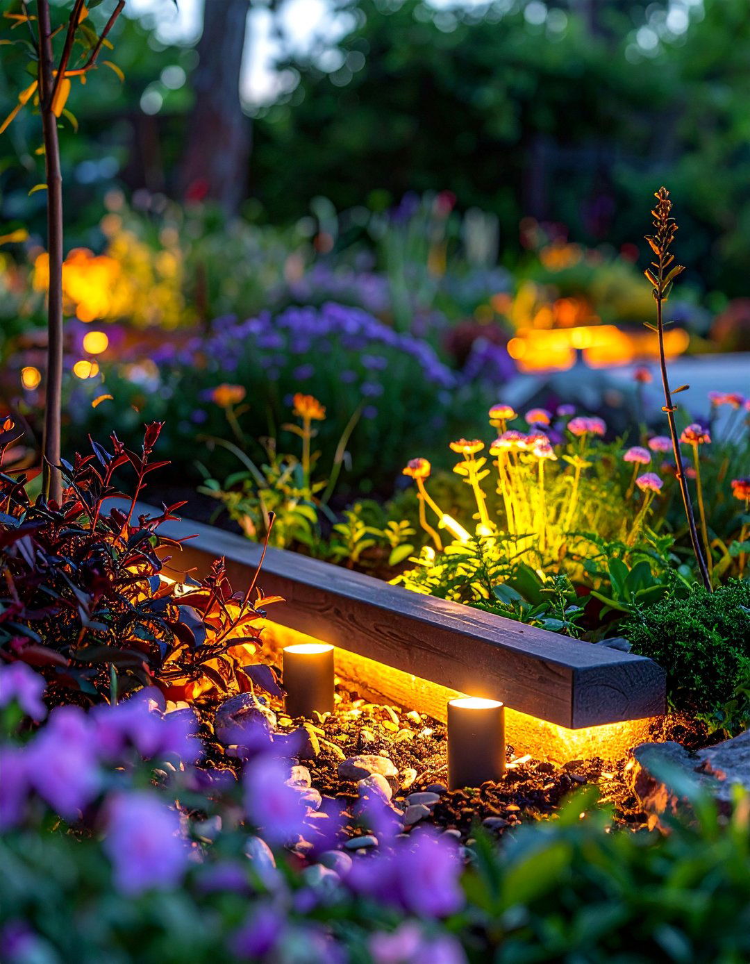 Garden Bed Accent Spotlights - 40 Garden Lighting Ideas to Illuminate Your Outdoor Space