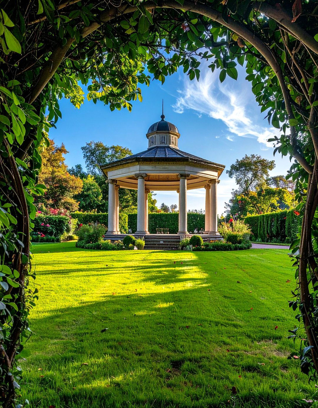 Garden Pavilion Structure - 20 Garden Shade Ideas for a Cool and Comfortable Outdoor Space