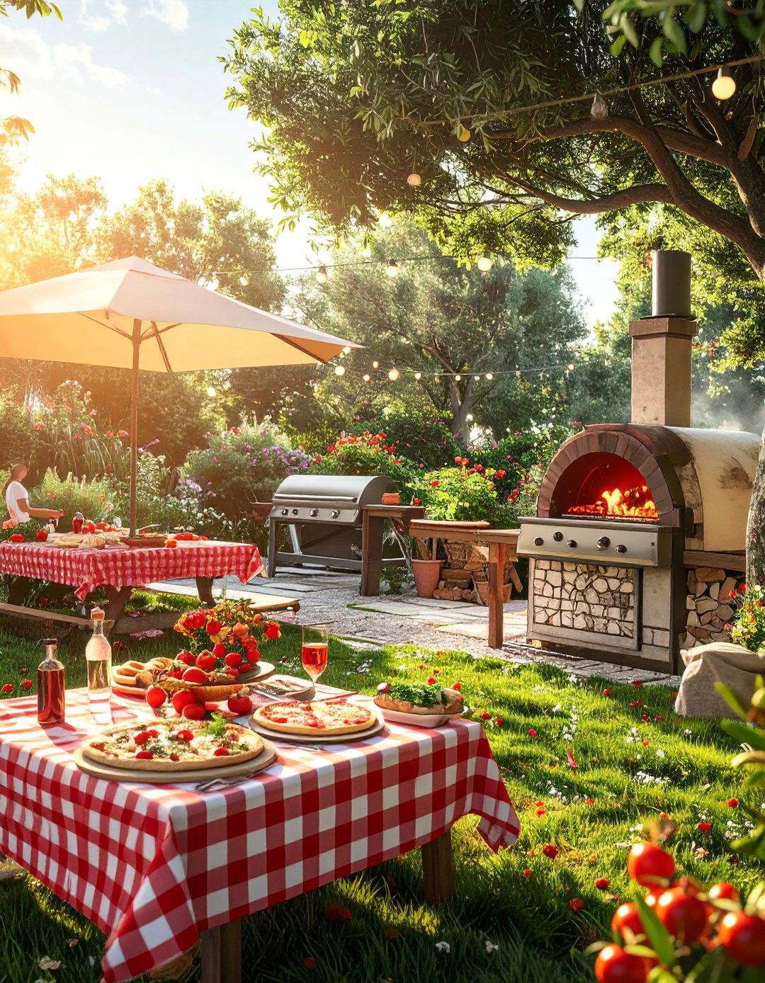 Garden Pizza Party Experience - 30 Garden Party Ideas for a Memorable Outdoor Event